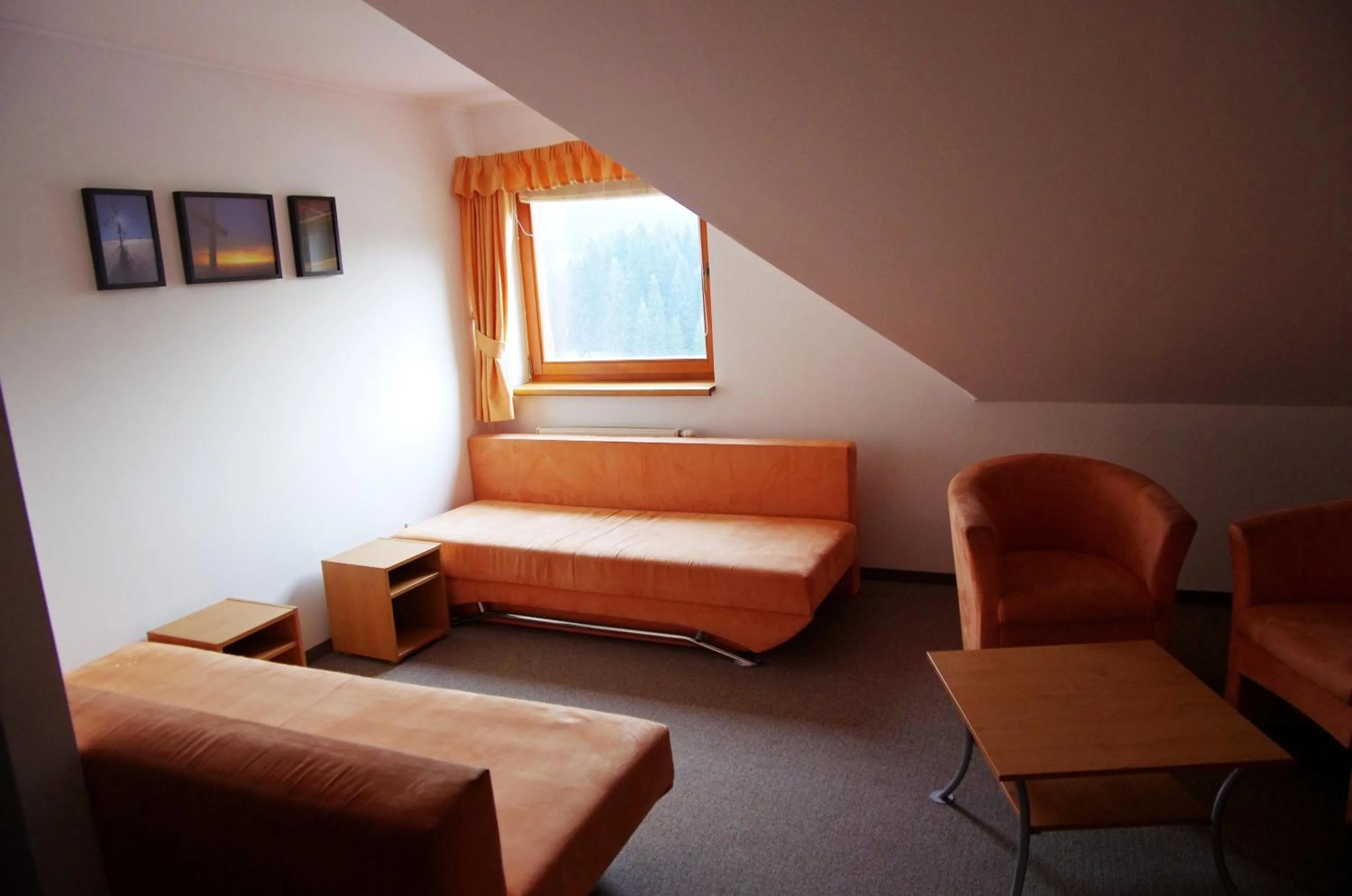 Seating area in Penzion Zornicka