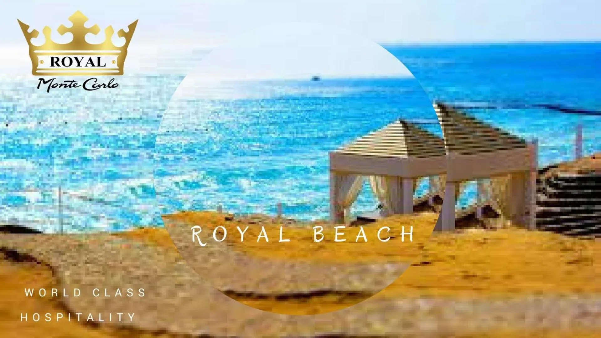 Beach in Royal Monte-Carlo Sharm Resort & SPA