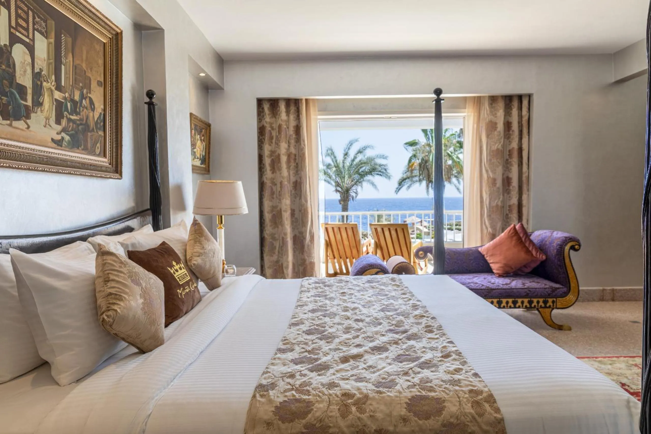 Bedroom, Bed in Royal Monte-Carlo Sharm Resort & SPA