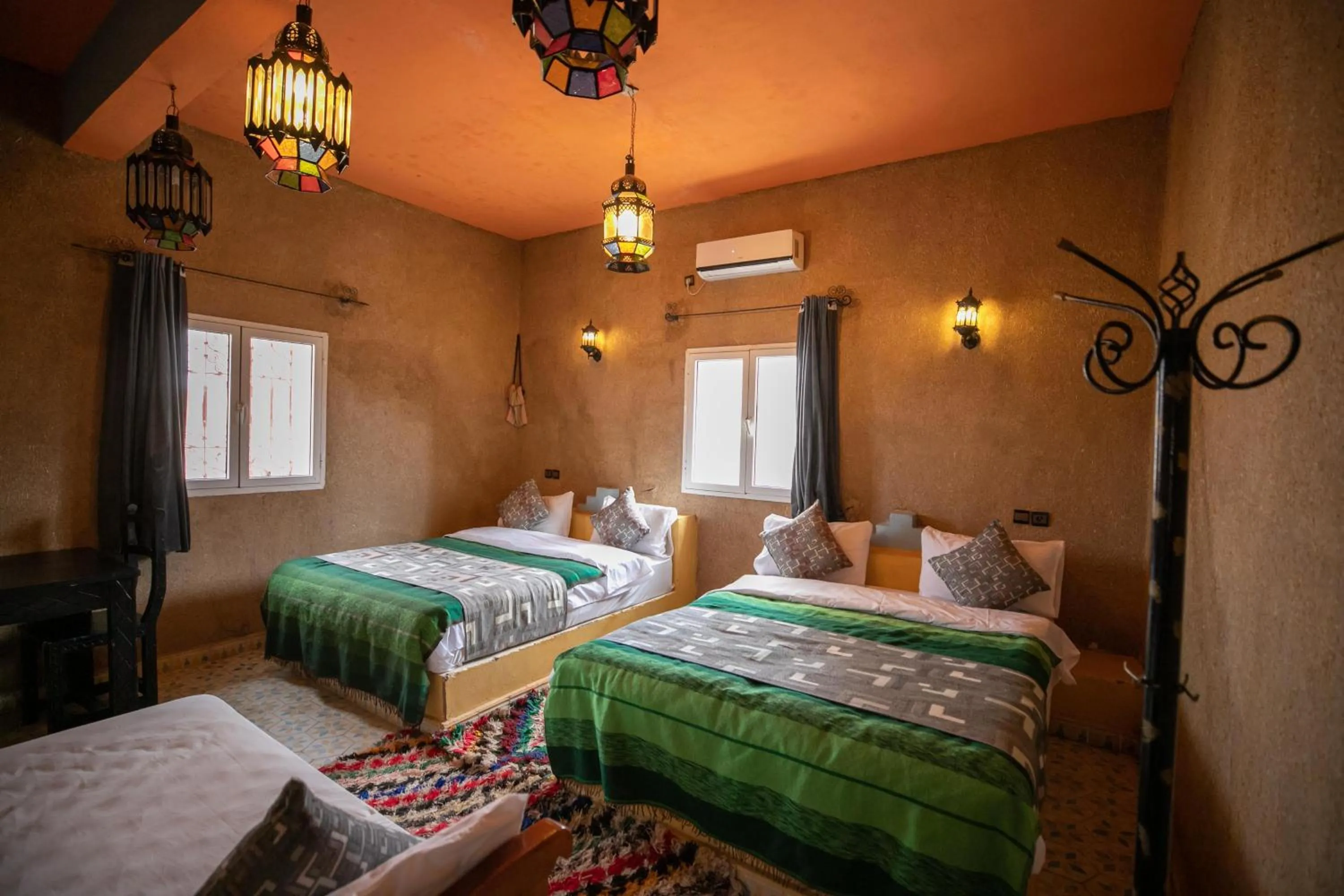 Bed in Kasbah Du Berger & Piscine