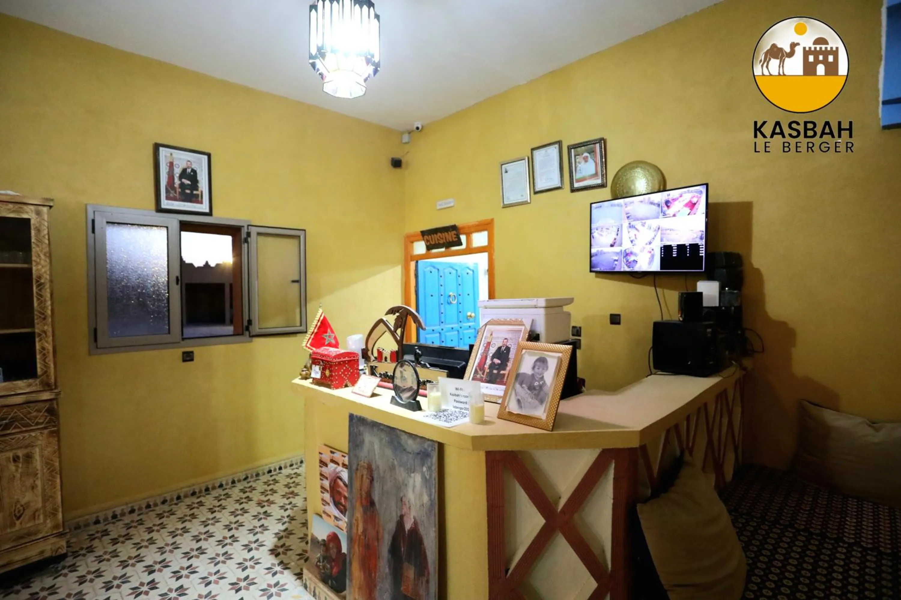 Lobby or reception in Kasbah Du Berger & Piscine