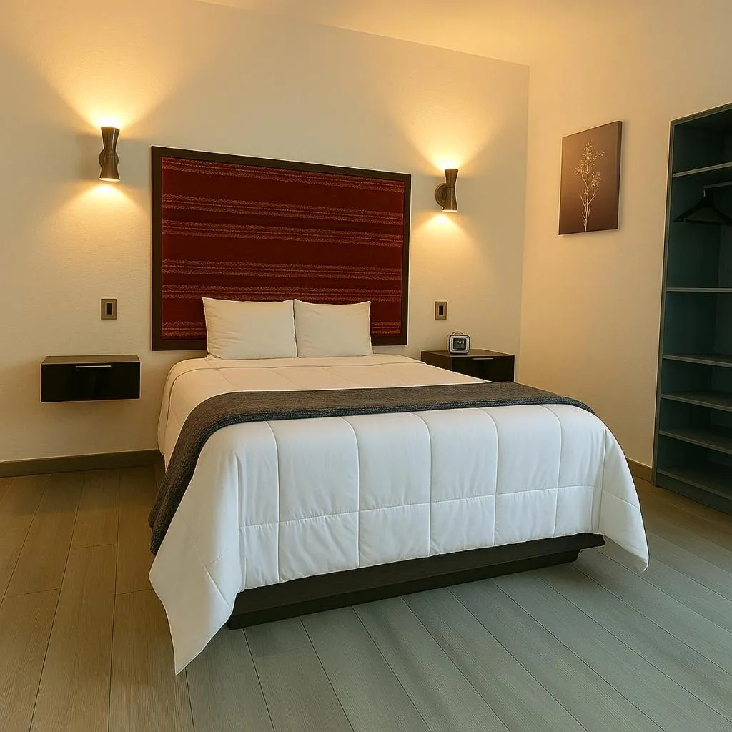 Bed in YOEL Hotel Restaurante y Centro de Negocios