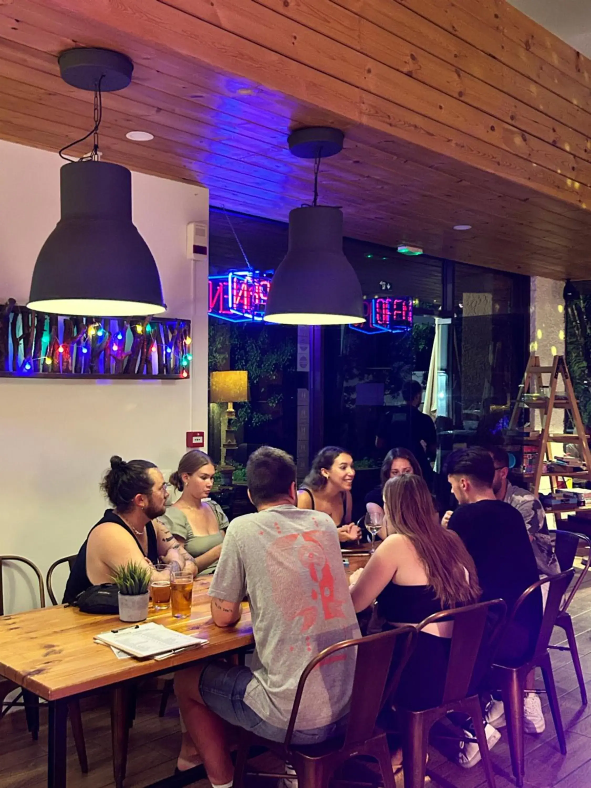 Lounge or bar in STAY Rhodes HoStel & Bar Lounge or bar in STAY Rhodes HoStel & Bar