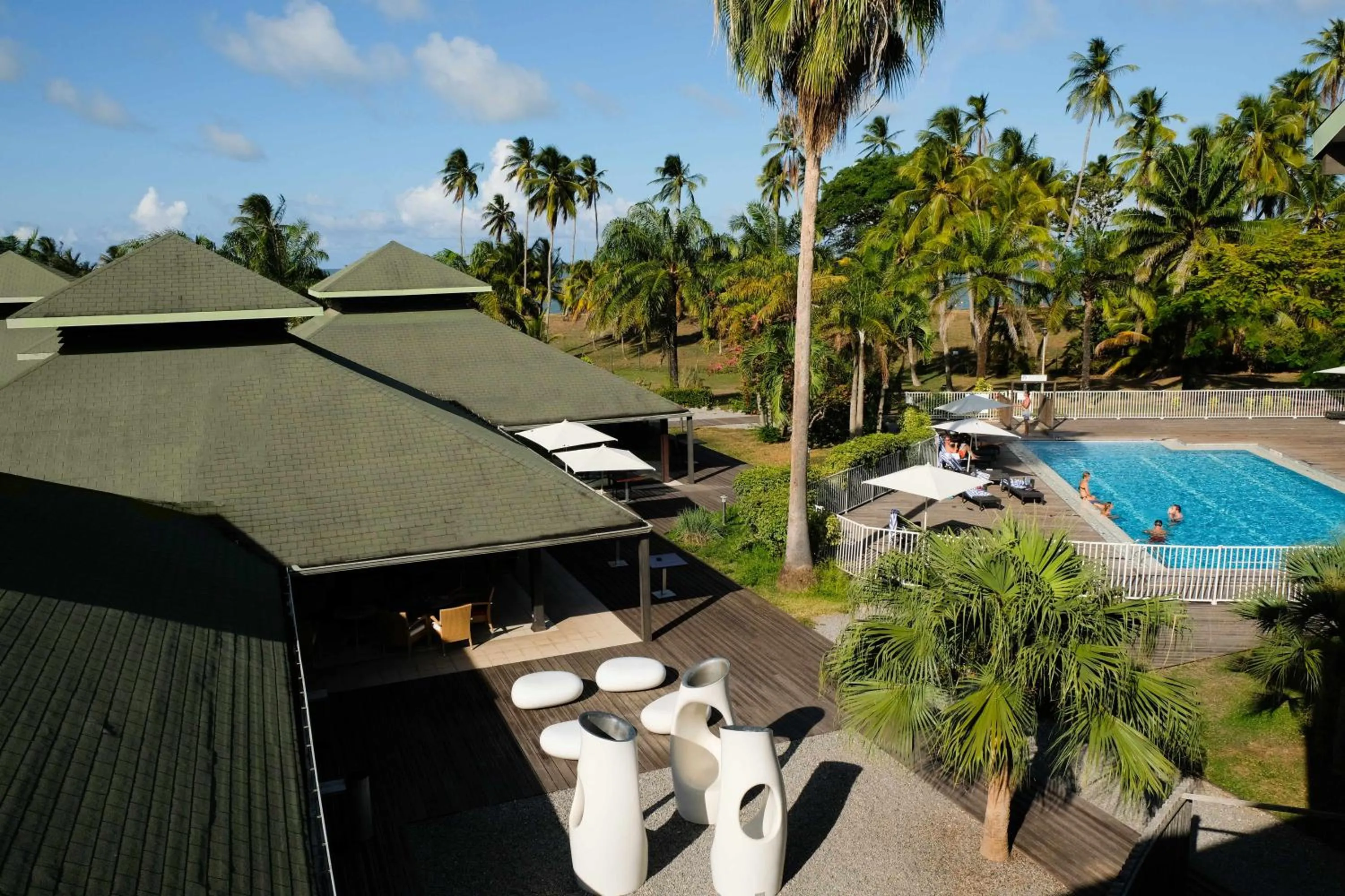 Bird's eye view in Grand Hotel Montabo