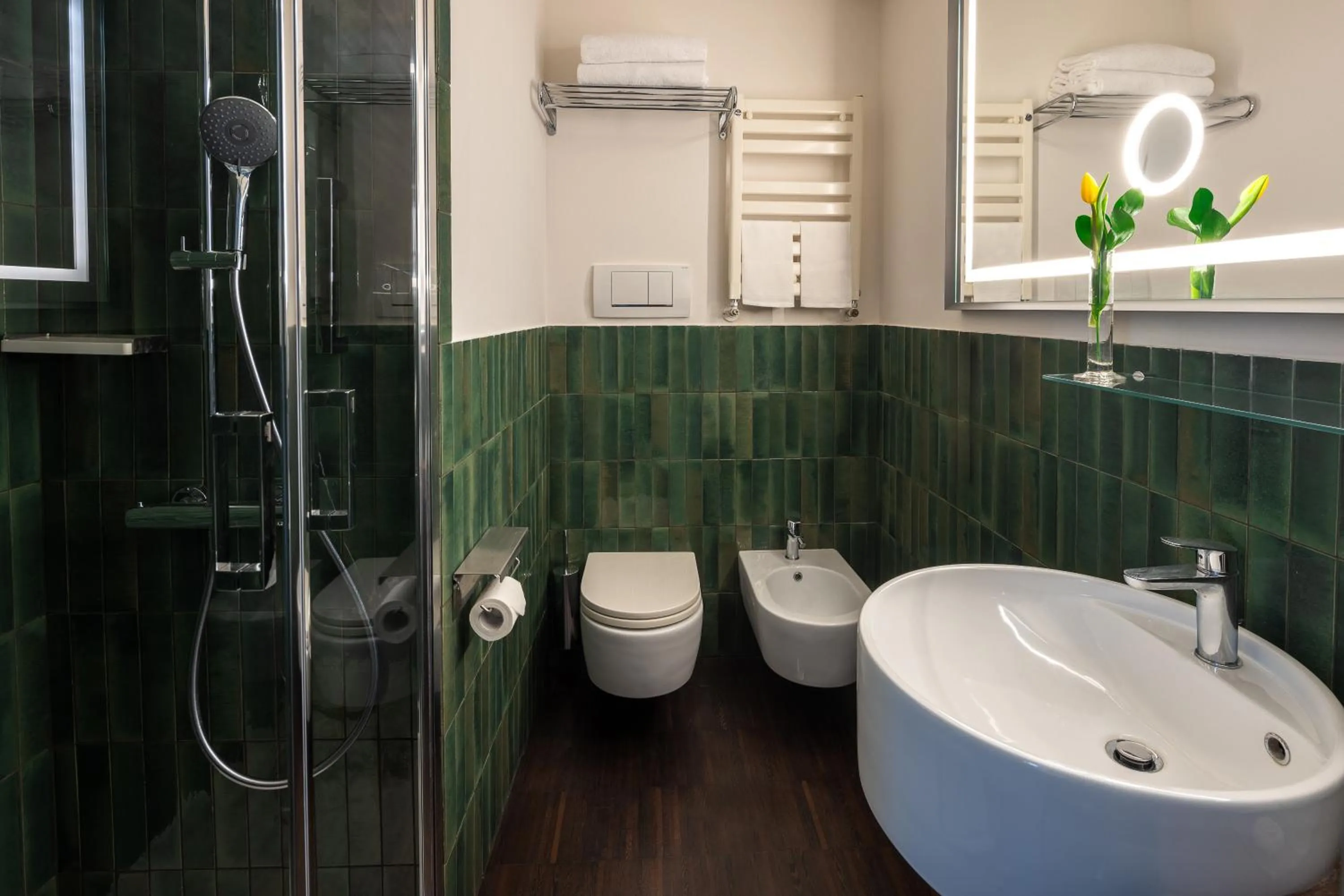 Bathroom in Hotel Art by the Spanish Steps UNA Esperienze