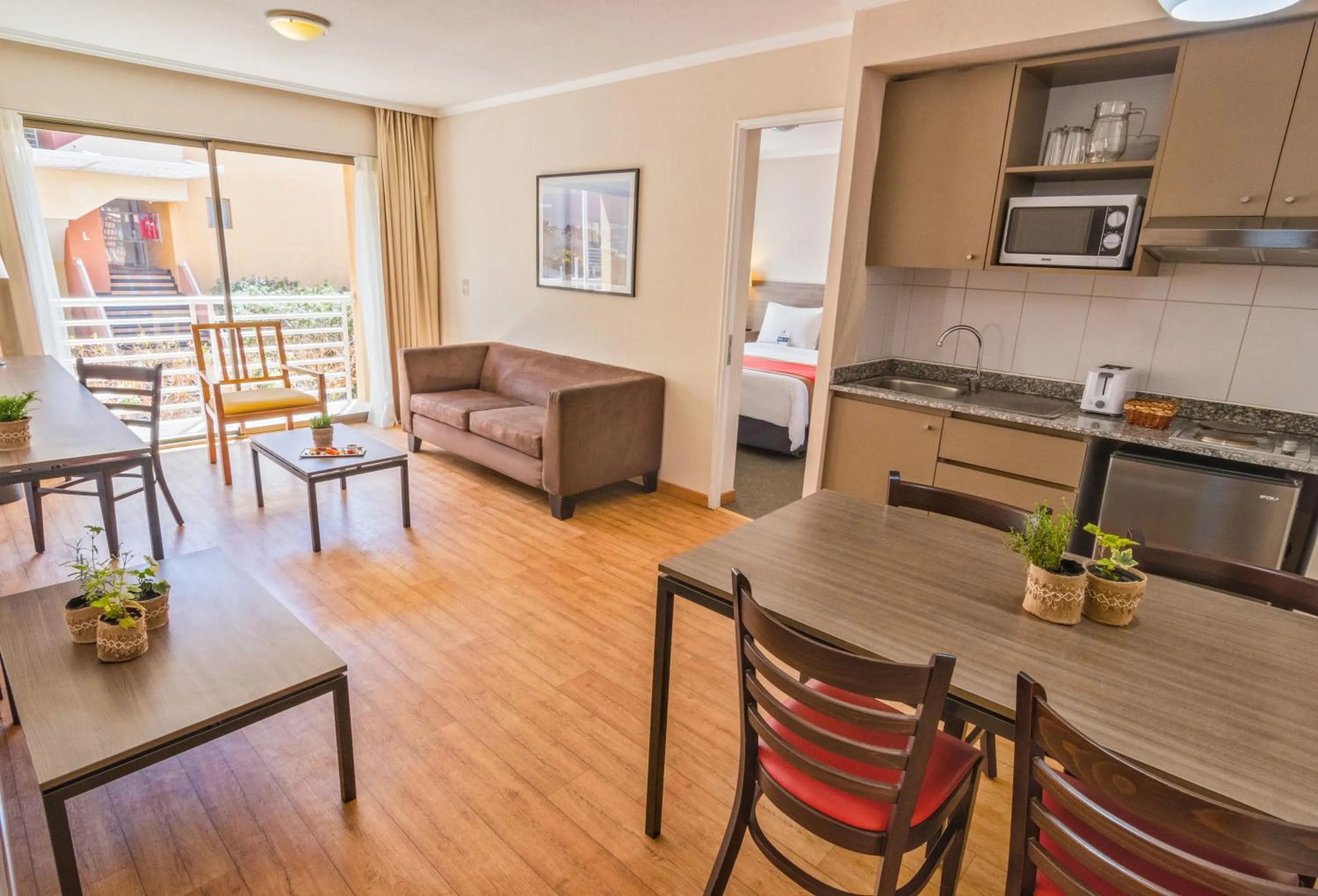 Living room in Geotel Calama