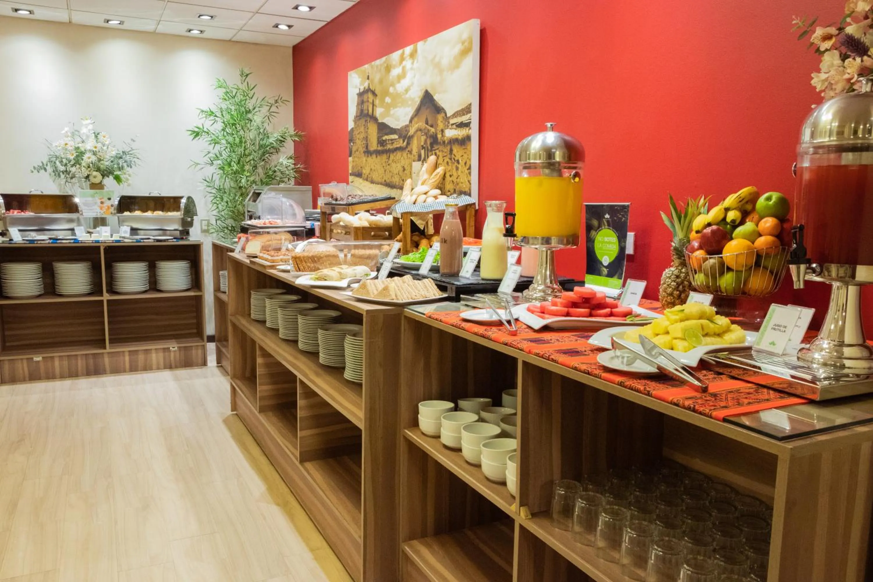 Buffet breakfast in Geotel Calama