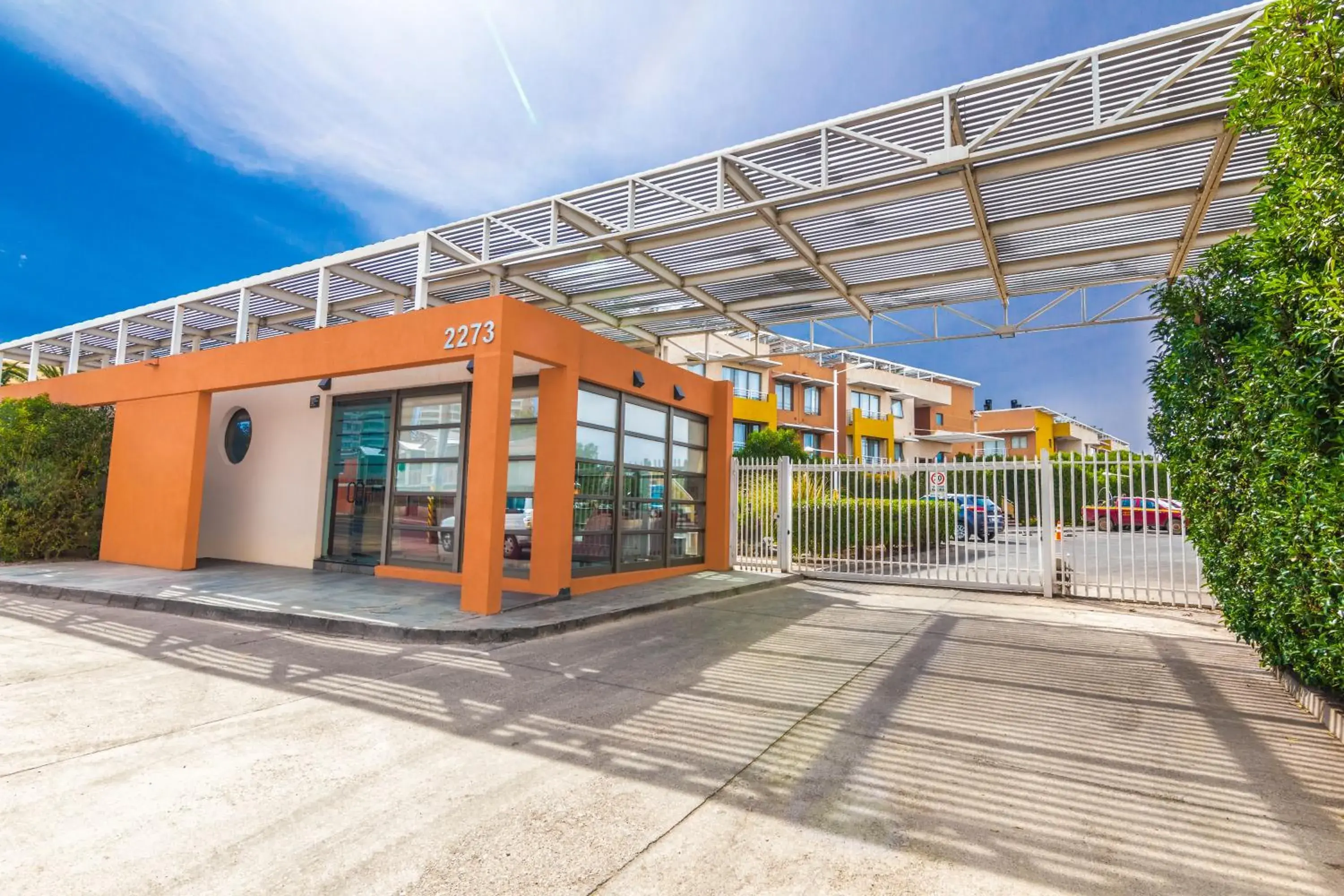 Property building in Geotel Calama Property building in Geotel Calama