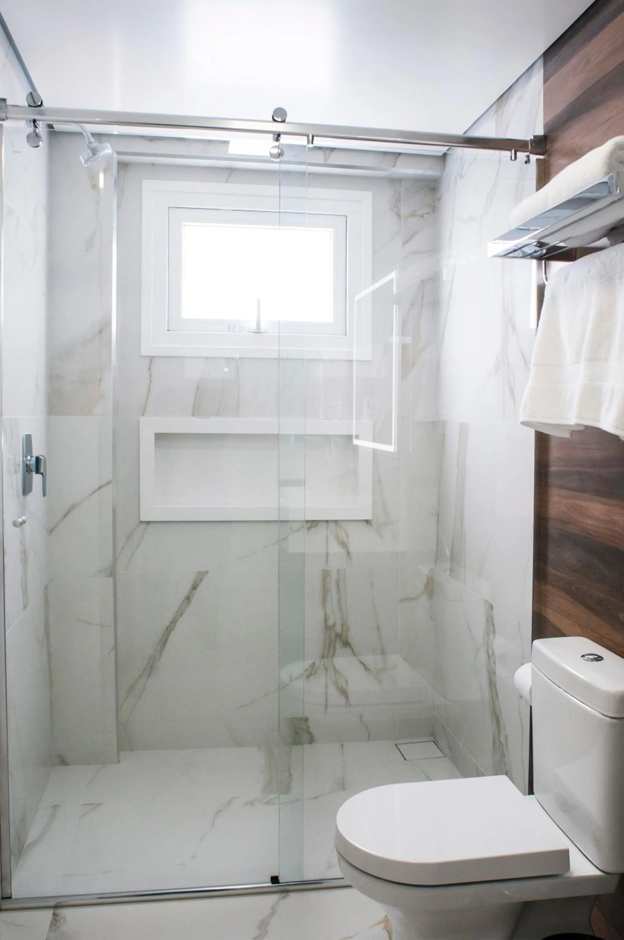 Shower in Hotel Kindermann