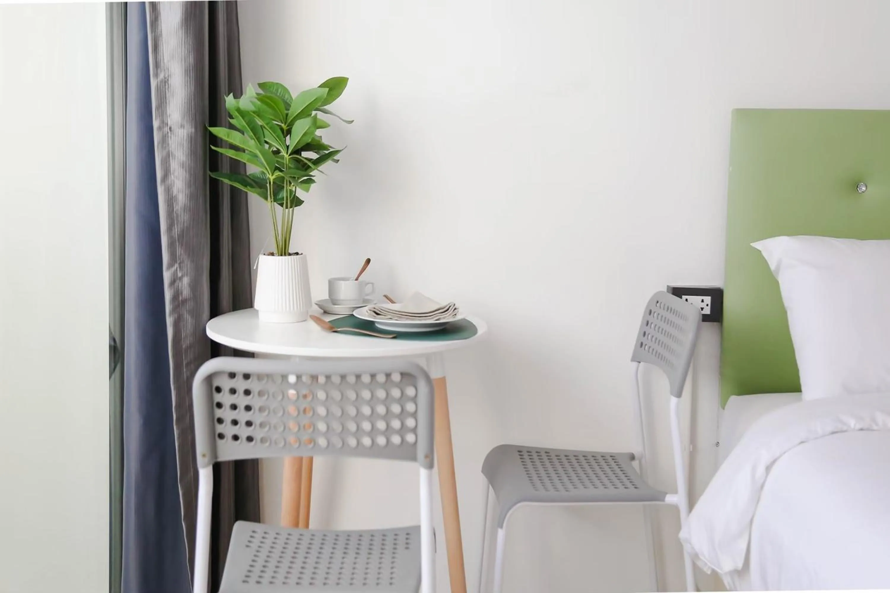 Bed in Chana Bangkok Hotel