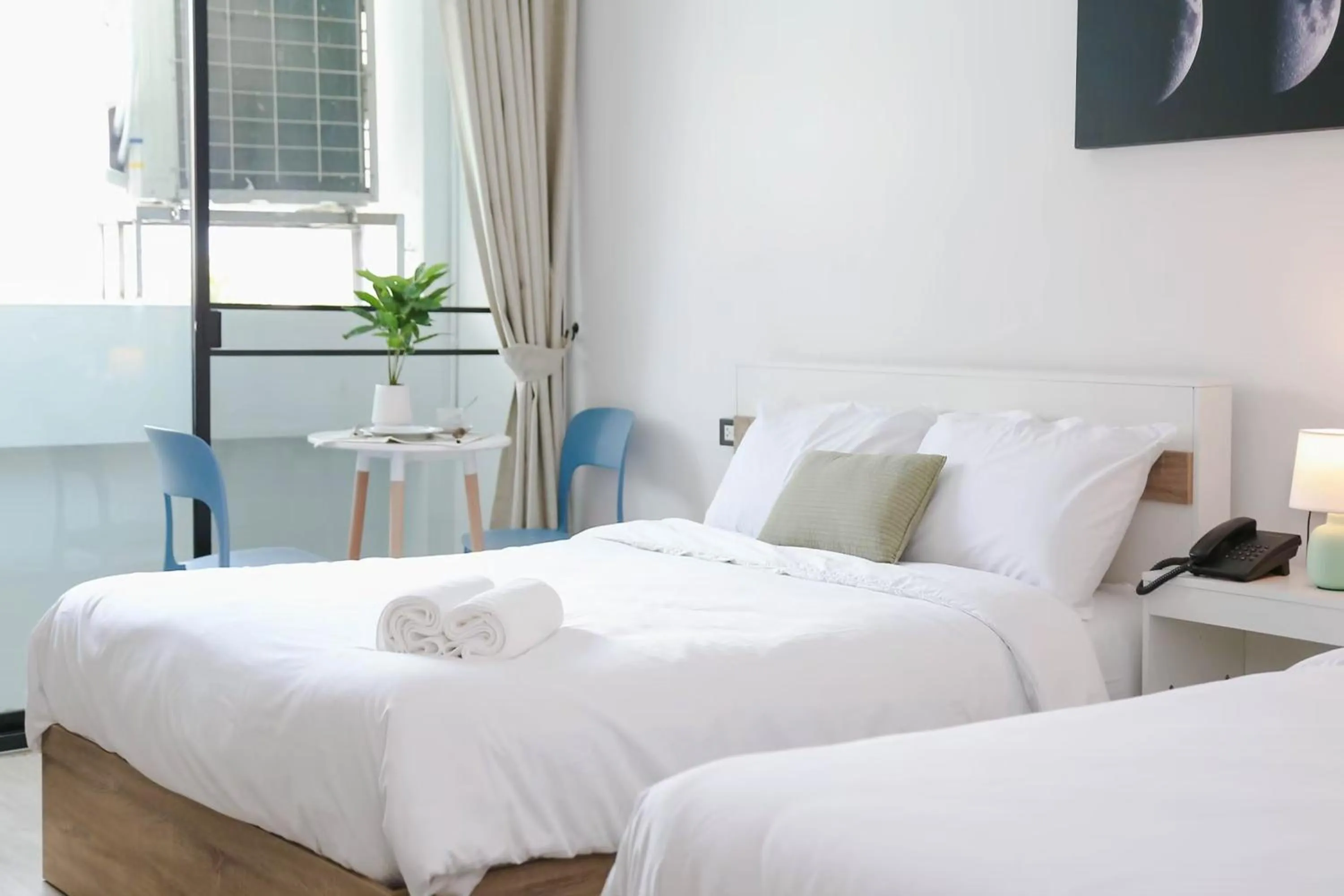 Bed in Chana Bangkok Hotel