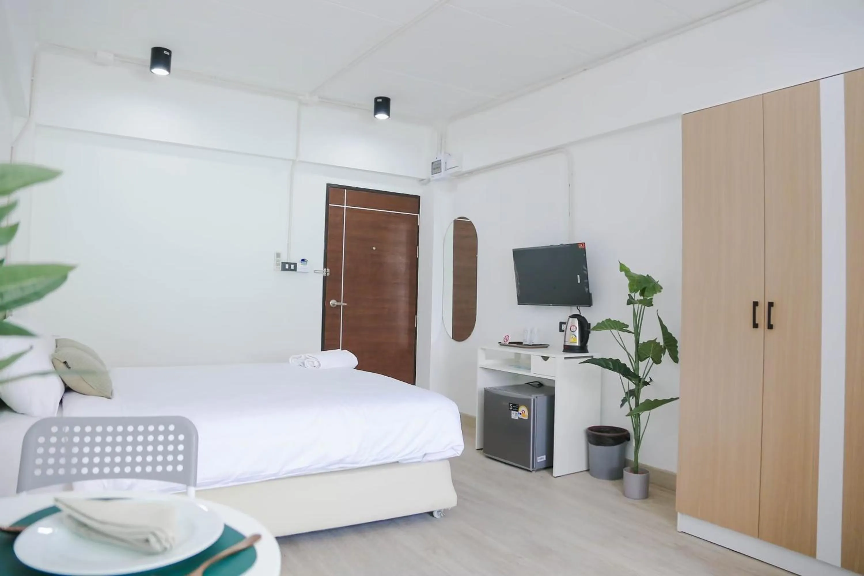 Bed in Chana Bangkok Hotel