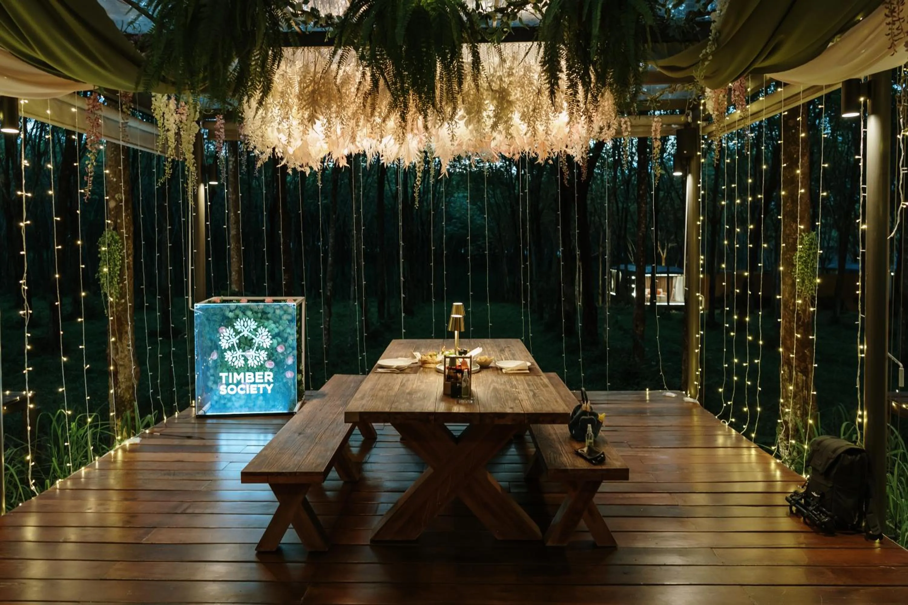 Dining area in Timber Society Boutique Hideaway