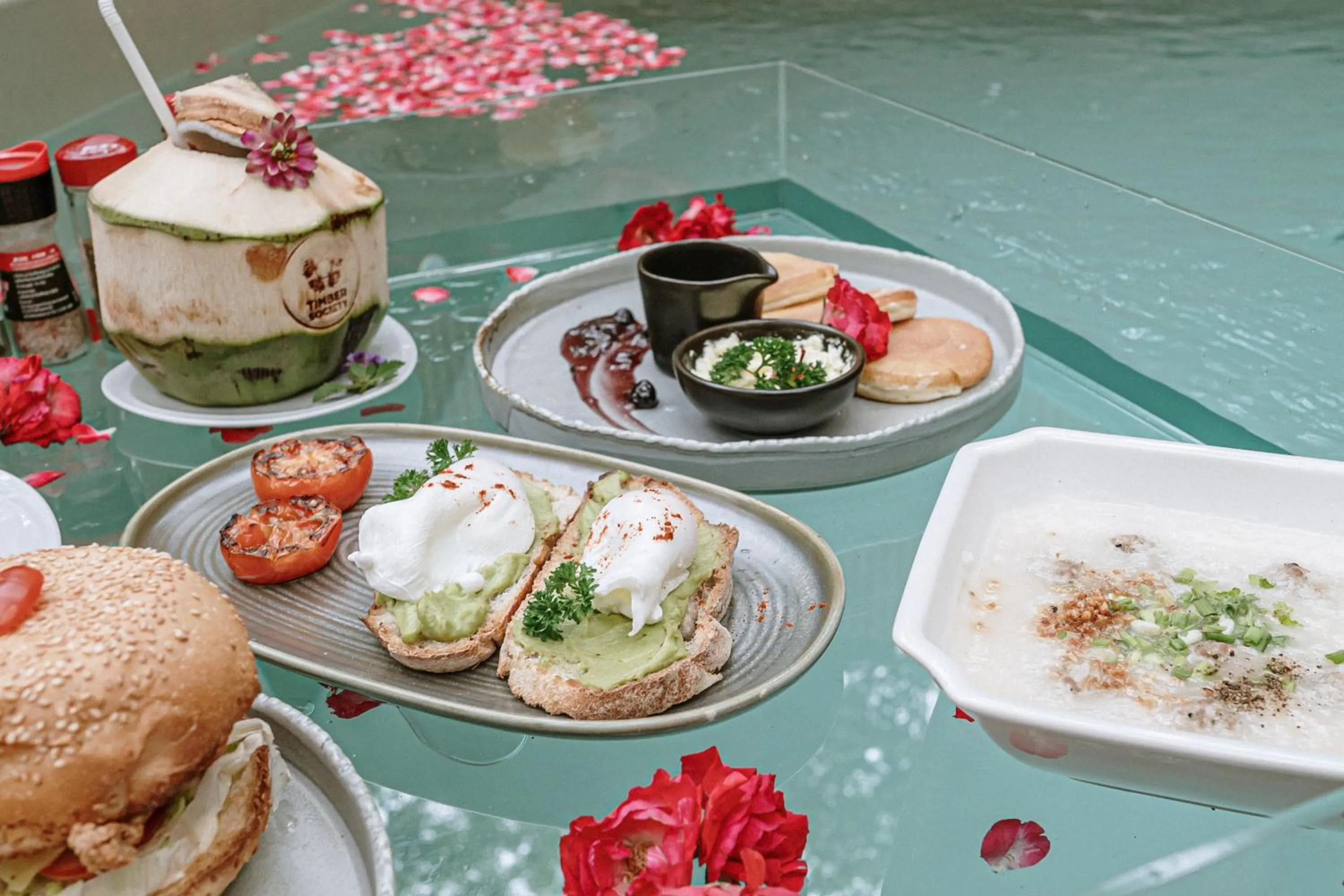 Breakfast in Timber Society Boutique Hideaway