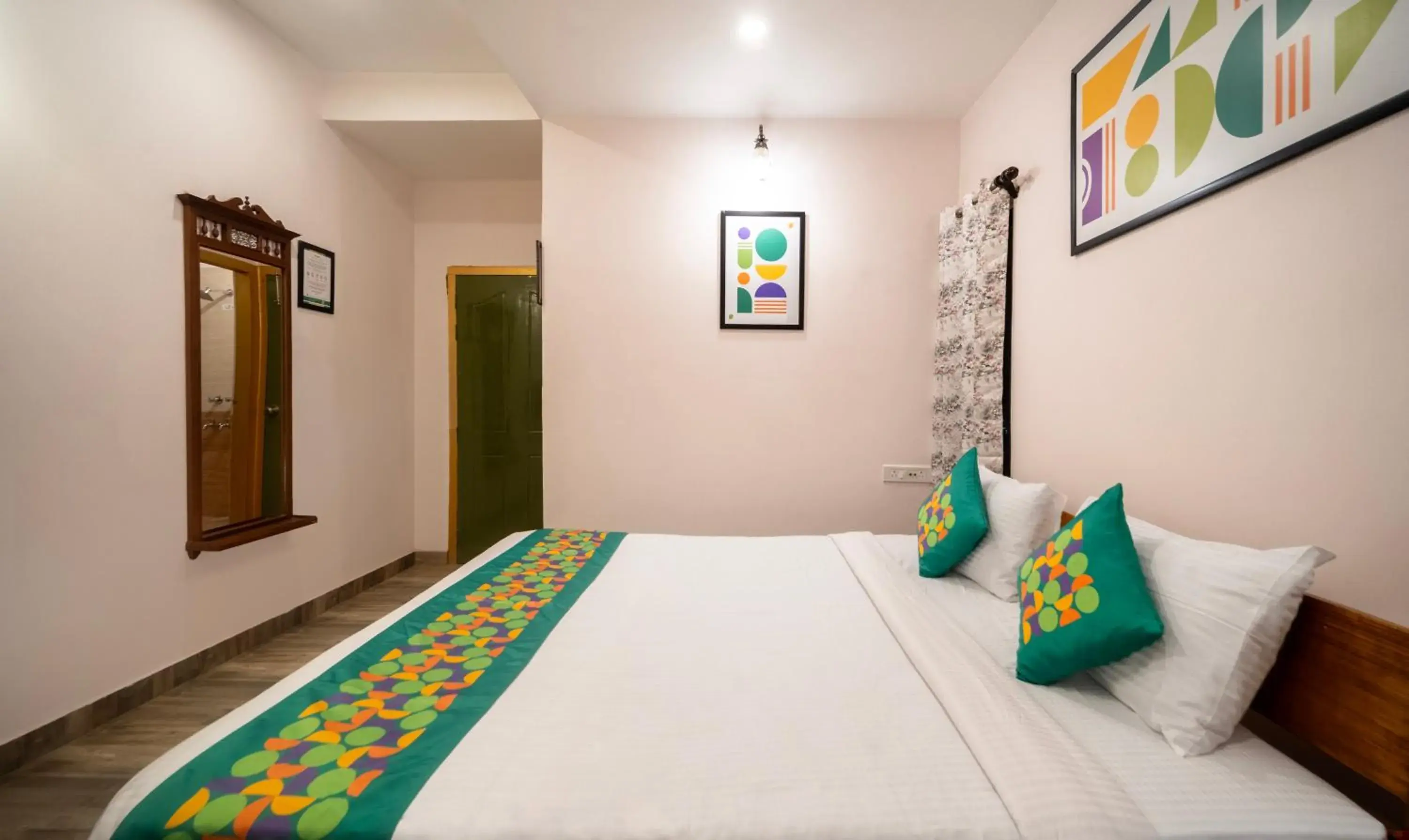 Bedroom, Bed in Treebo Kashvijoy, 7 Km From Kamakhya Temple Bedroom, Bed in Treebo Kashvijoy, 7 Km From Kamakhya Temple