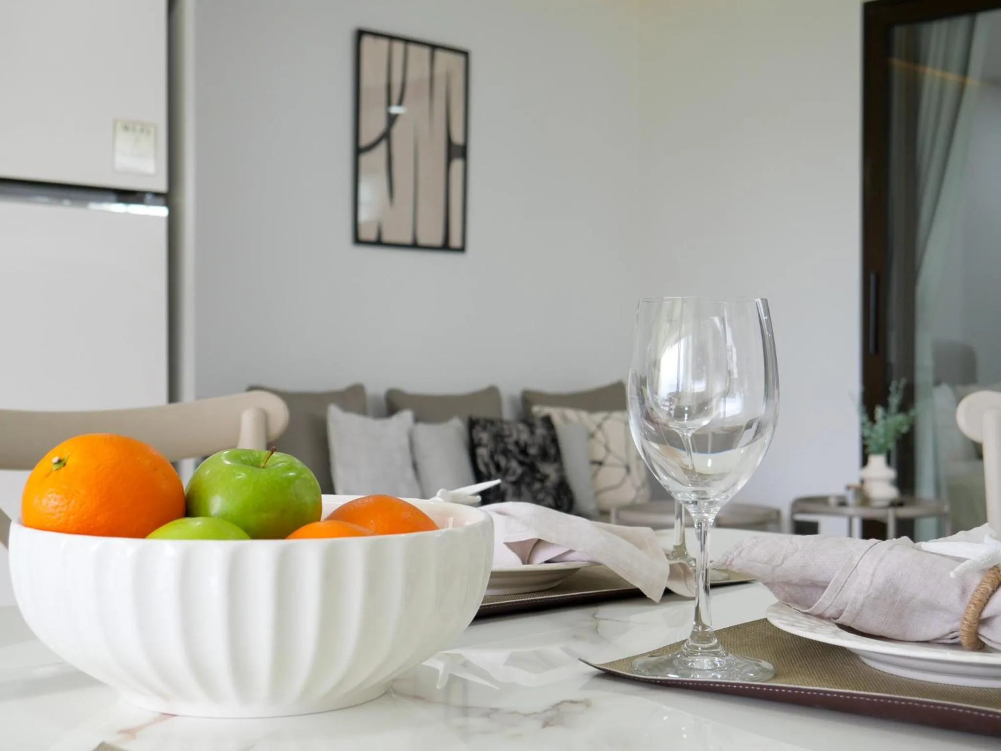 Food and drinks in Beachside Residence