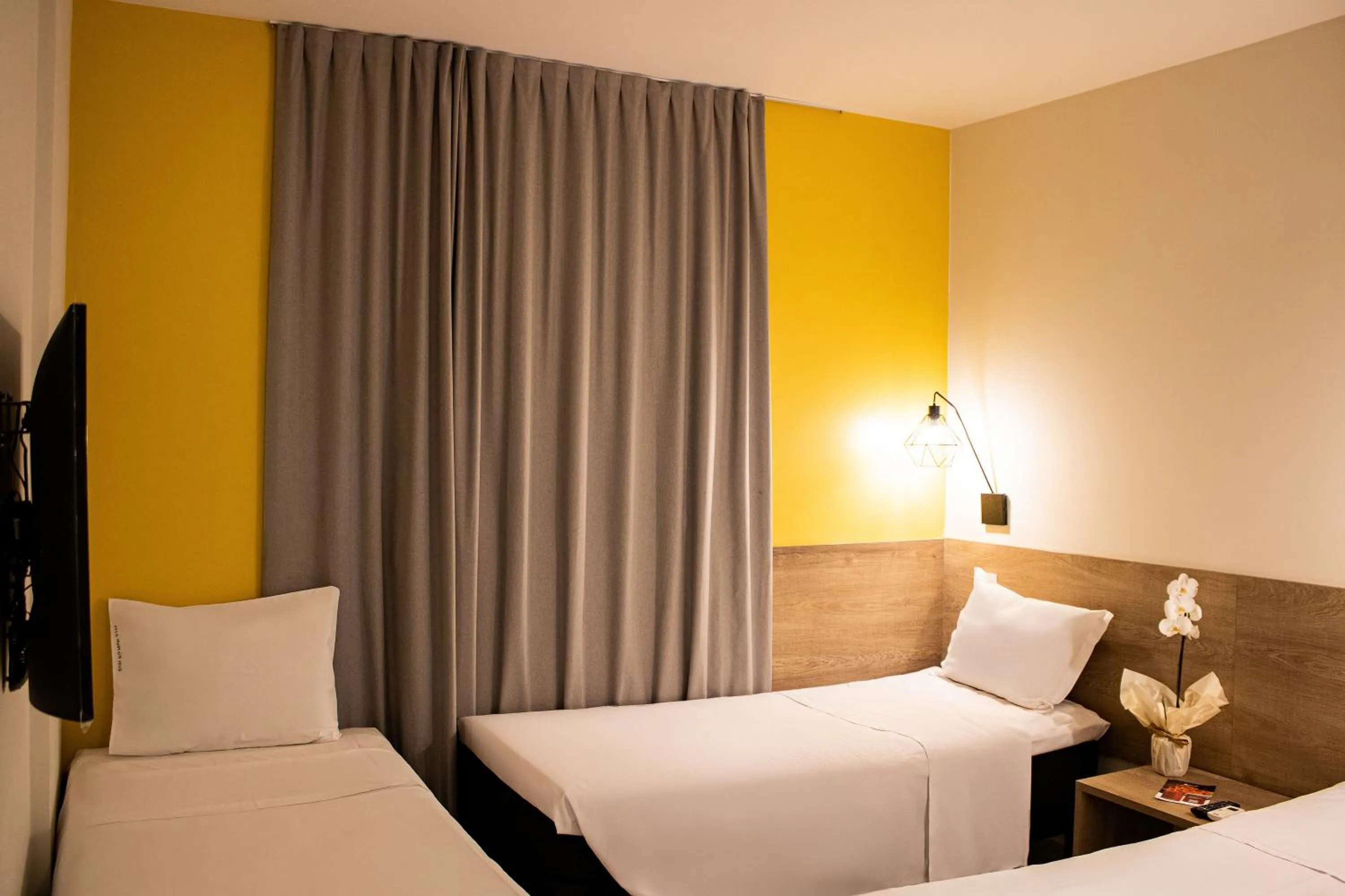 Bedroom, Bed in Hotel Euro Suite São Jose do Rio Preto by Nacional Inn