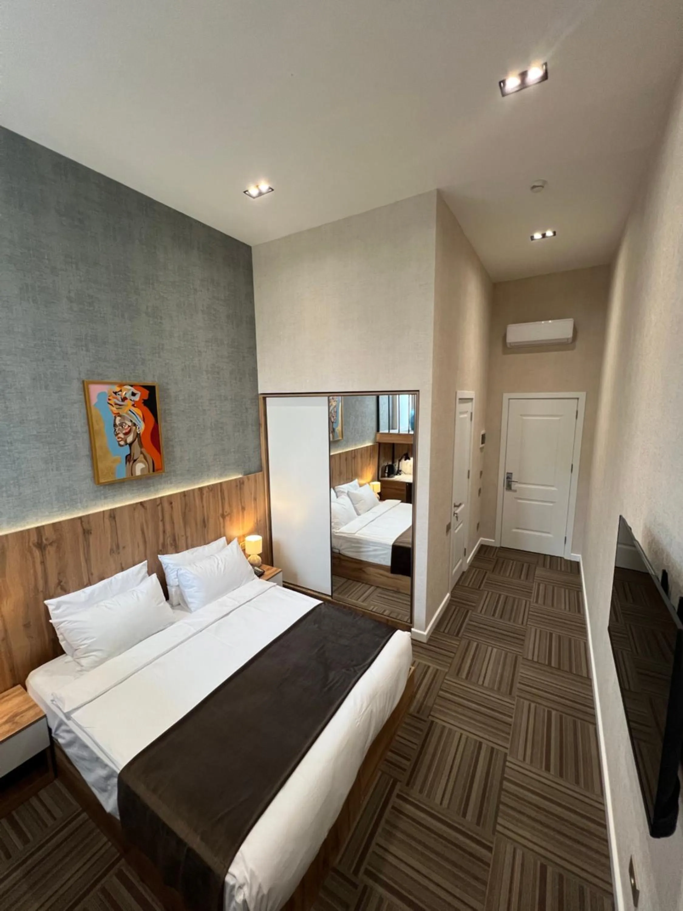 Bed in Ferma Art hotel boutique