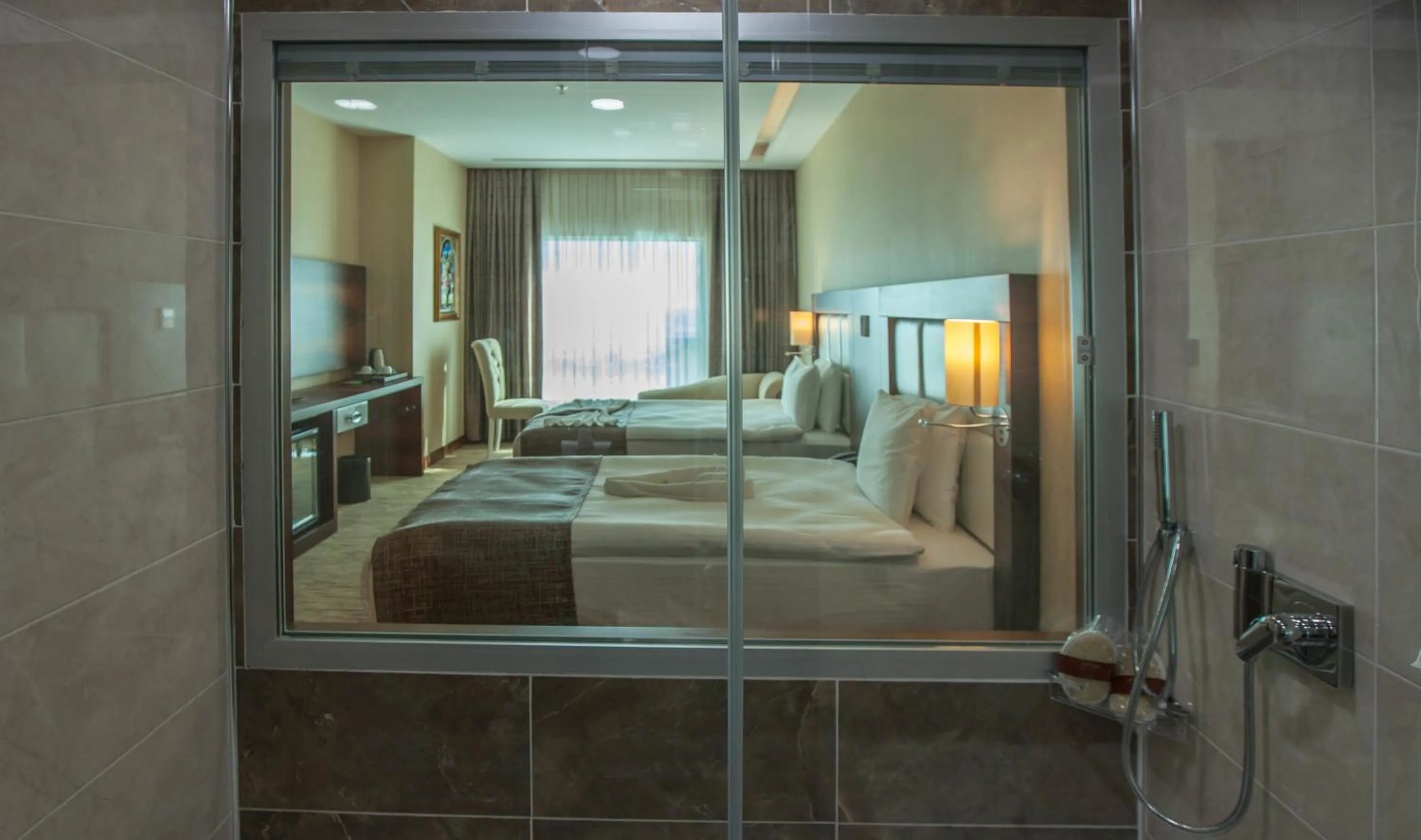 Decorative detail, Bed in Mitannia Regency Hotel