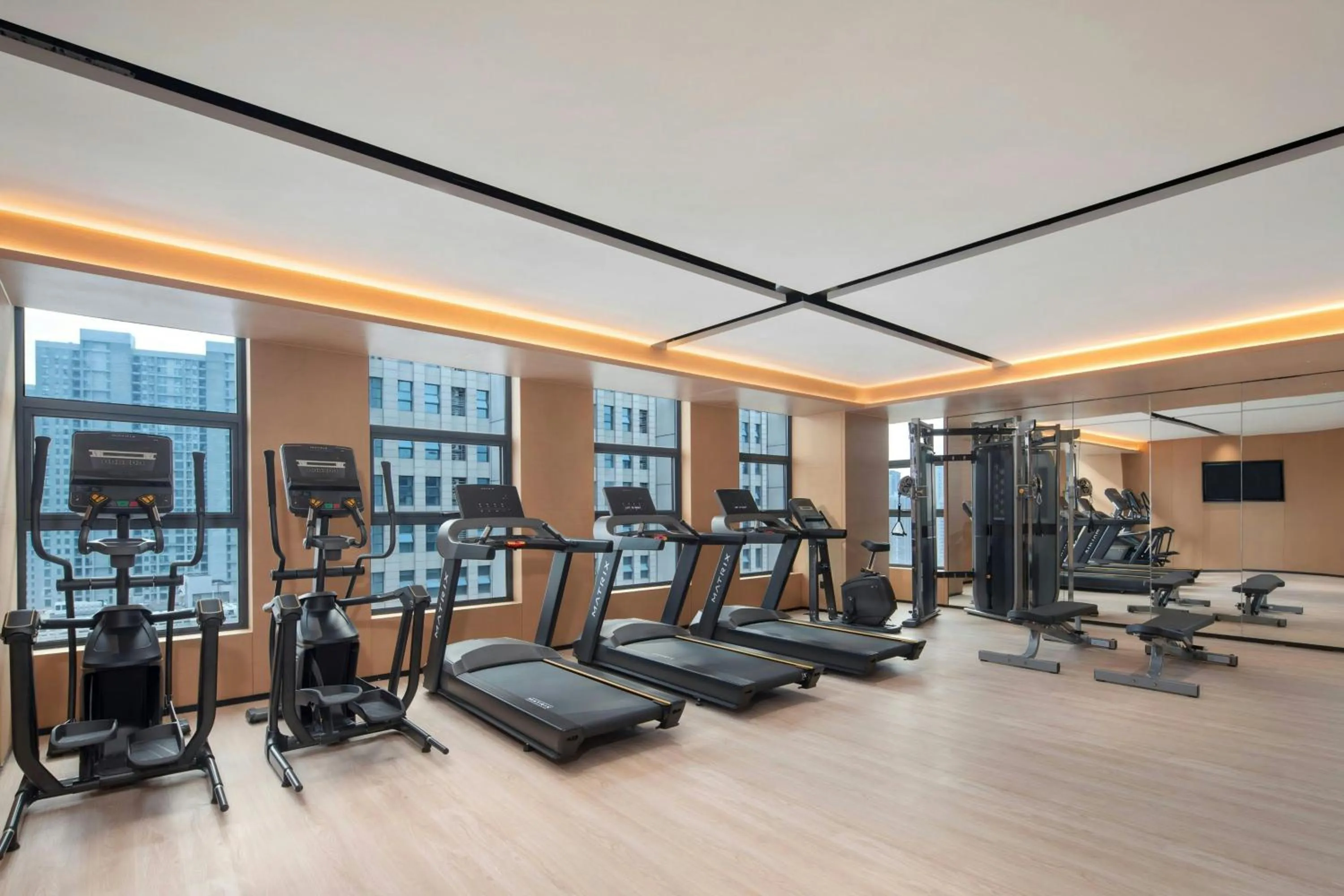 Fitness centre/facilities in Atour Hotel Hangzhou Binjiang Binwen Road