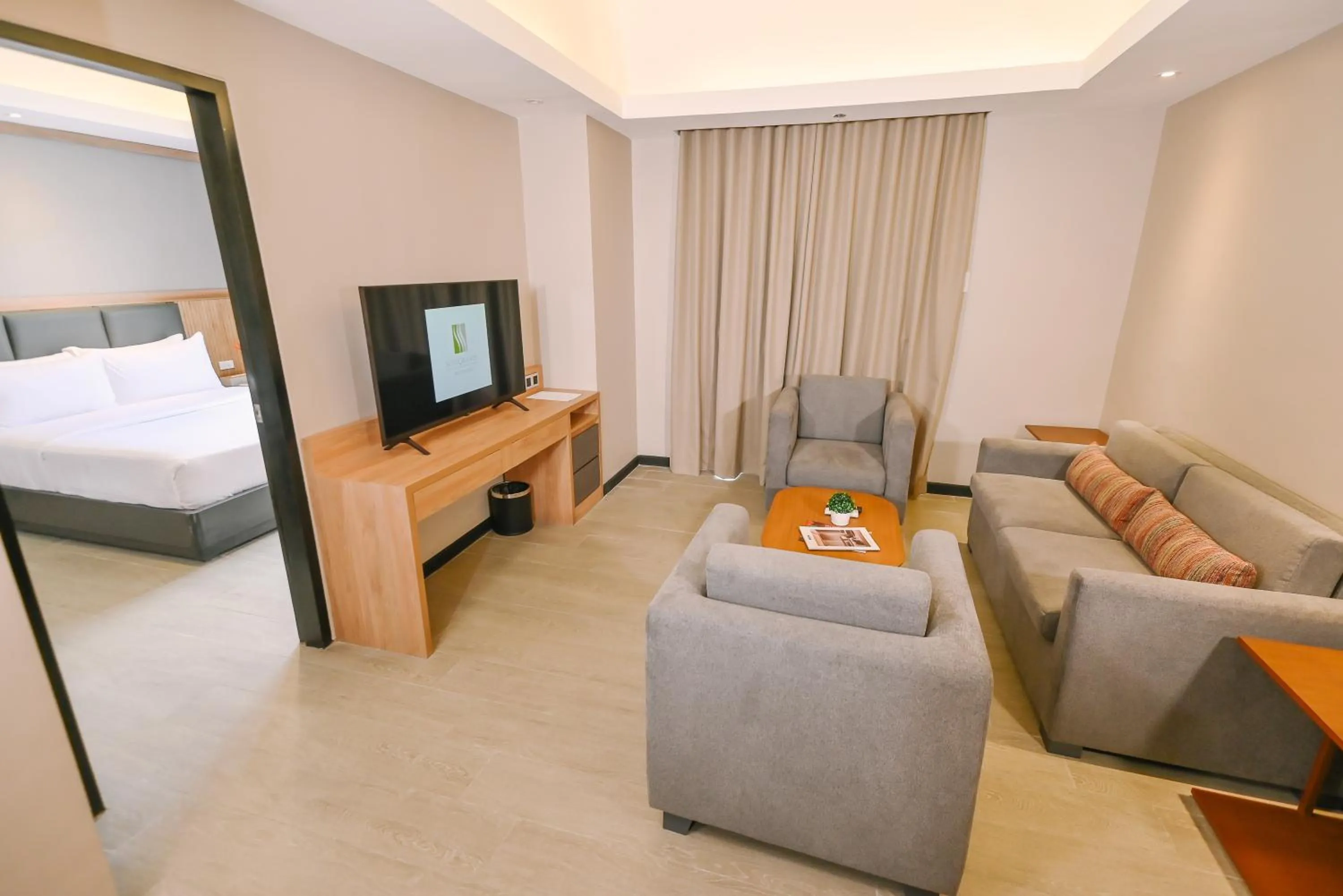 Bed in Sotogrande Hotel and Convention Center Batangas