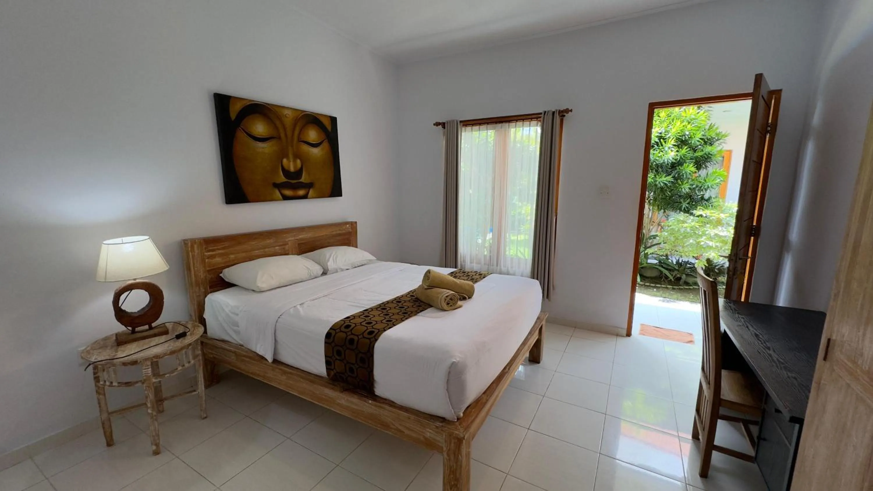 Bed in D'carik Surf & Stay