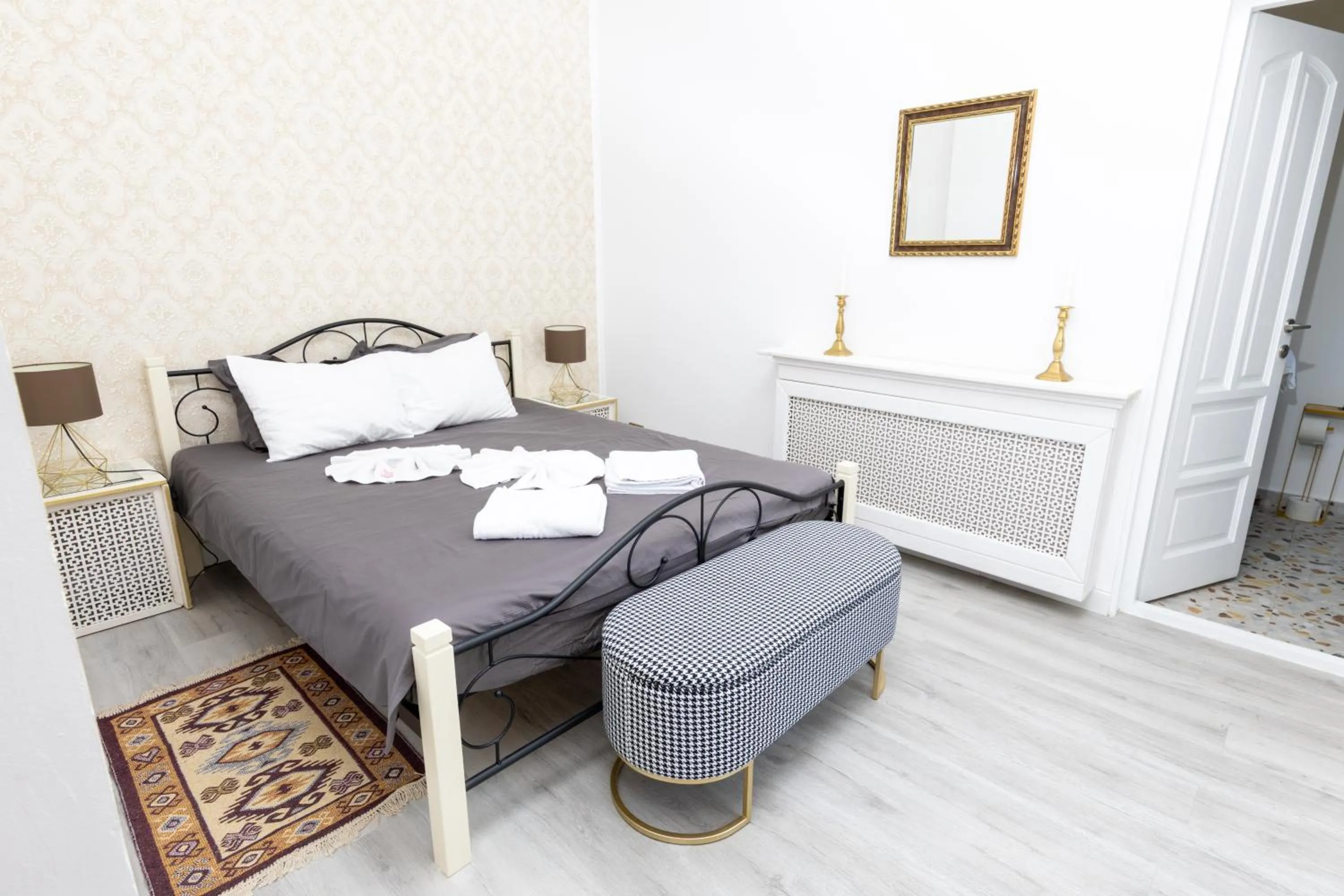 Bedroom, Bed in Art Boutique Residence