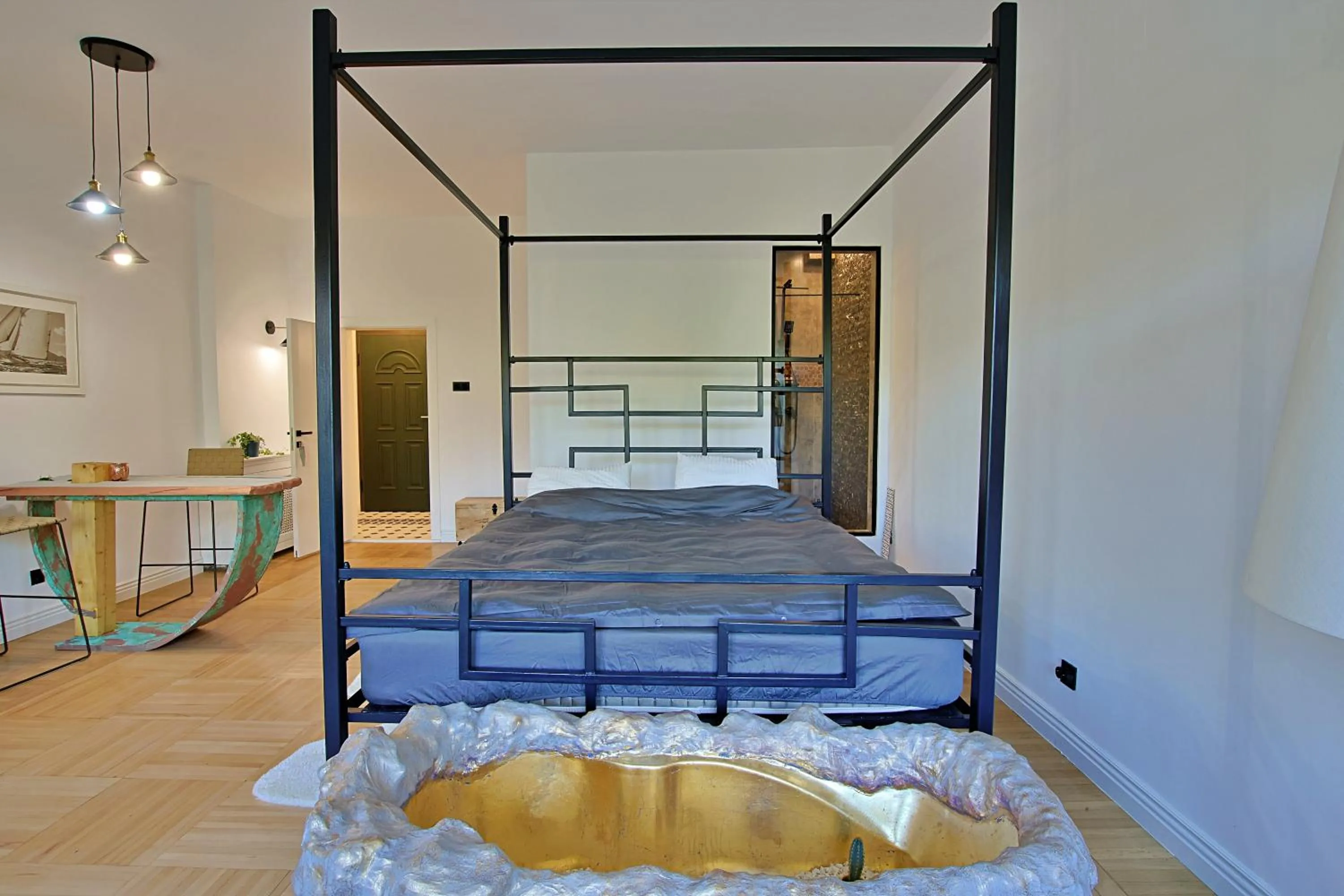 Bed in Art Boutique Residence