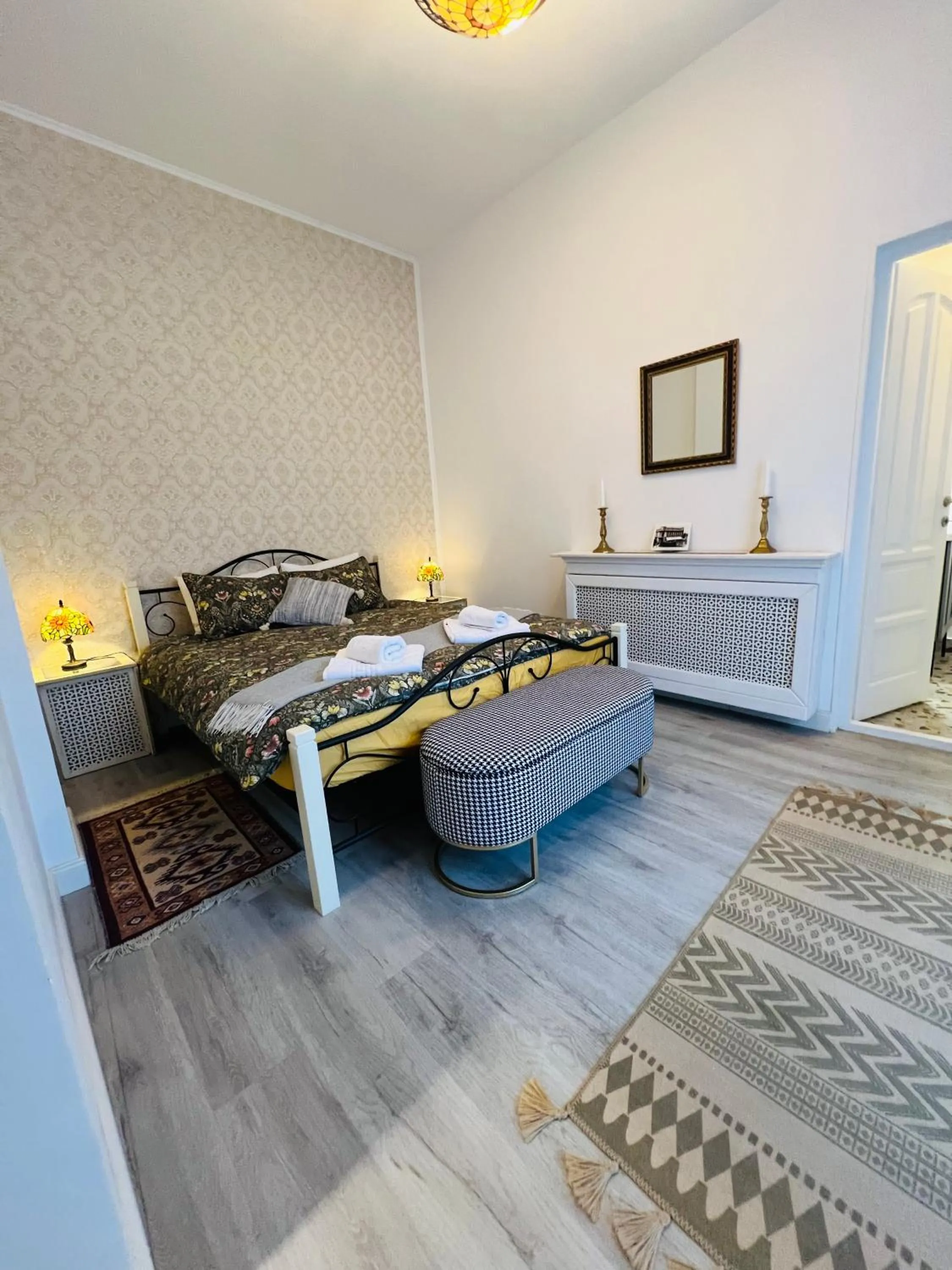 Bedroom, Bed in Art Boutique Residence