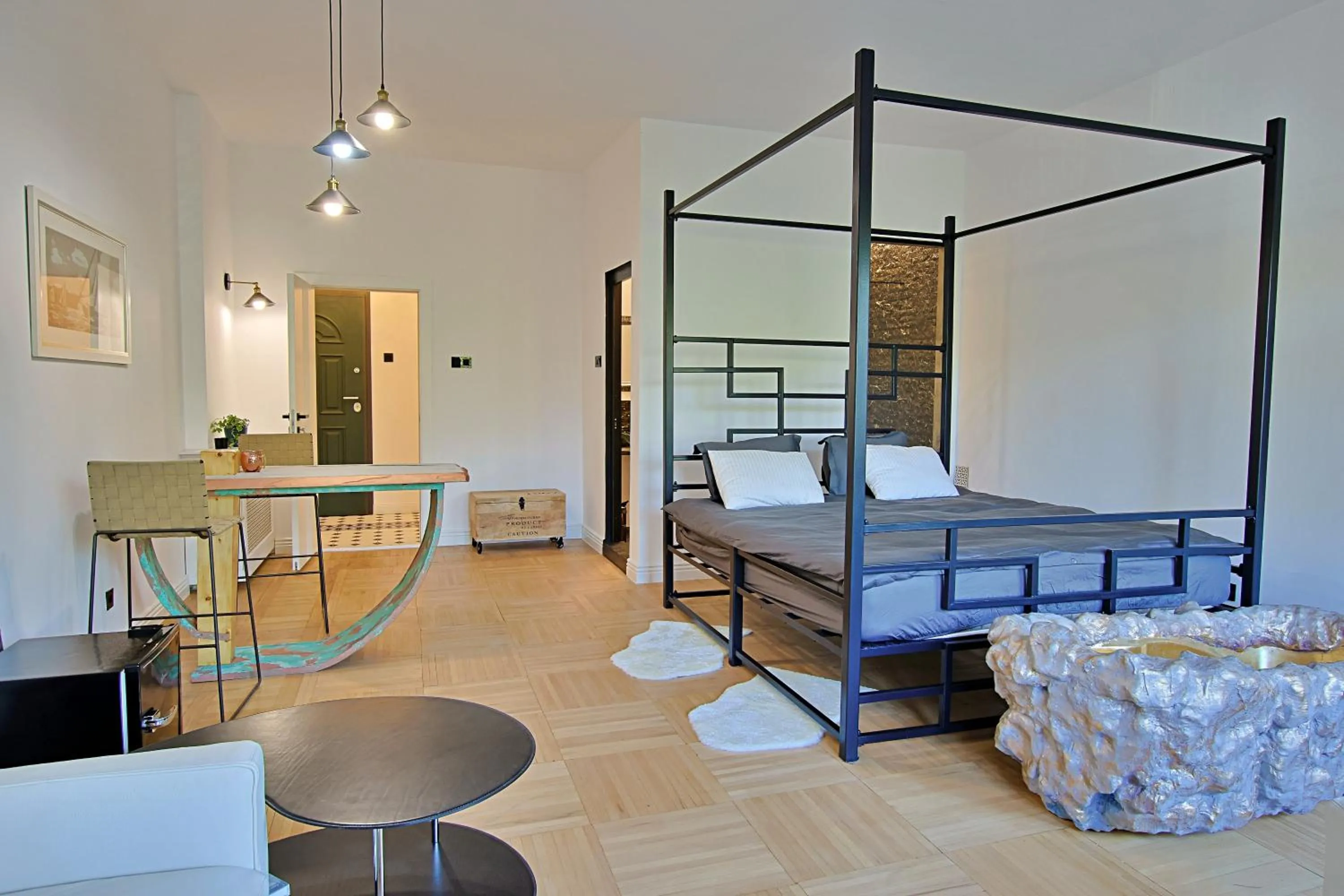 Bed in Art Boutique Residence