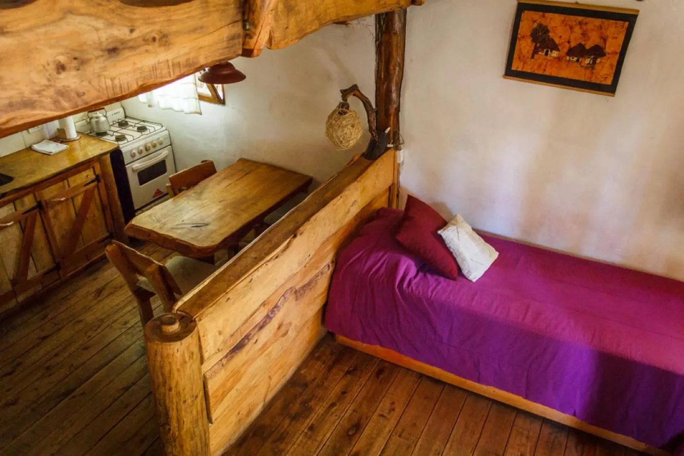 Bed in Cabañas Las Moras