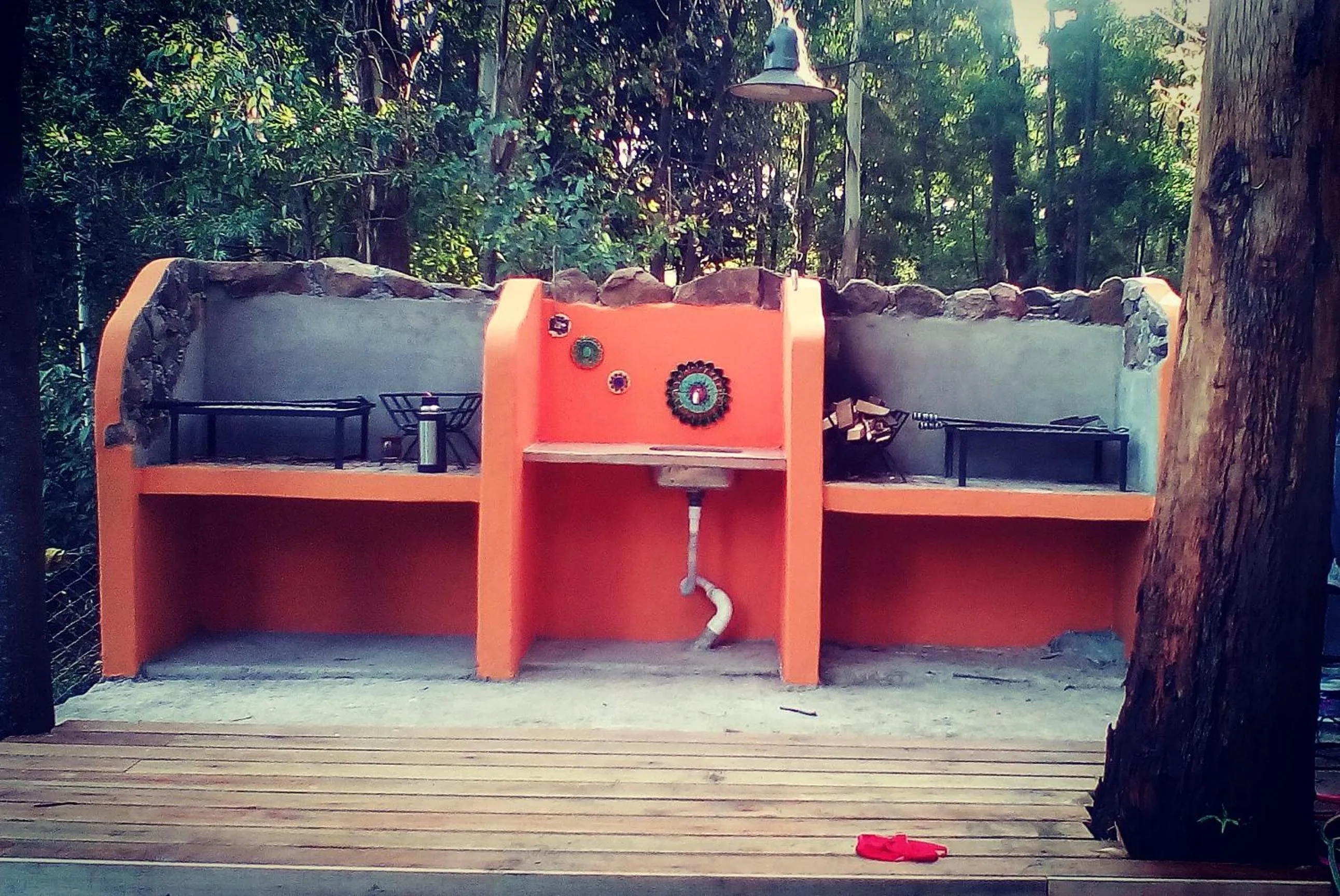 BBQ facilities in Cabañas Las Moras