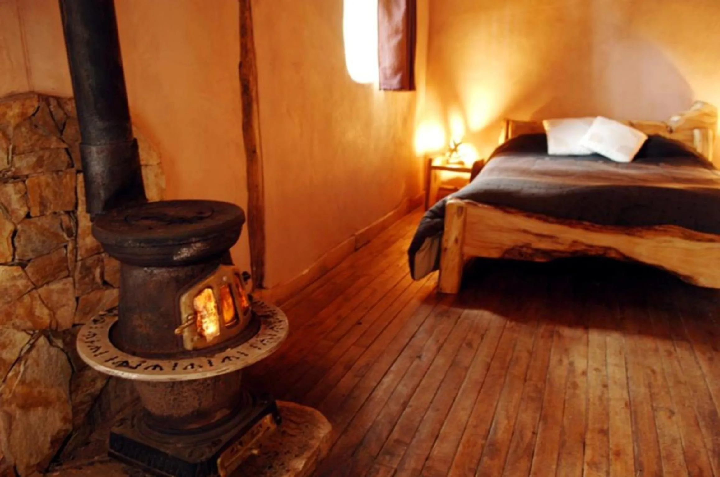 Photo of the whole room, Bed in Cabañas Las Moras