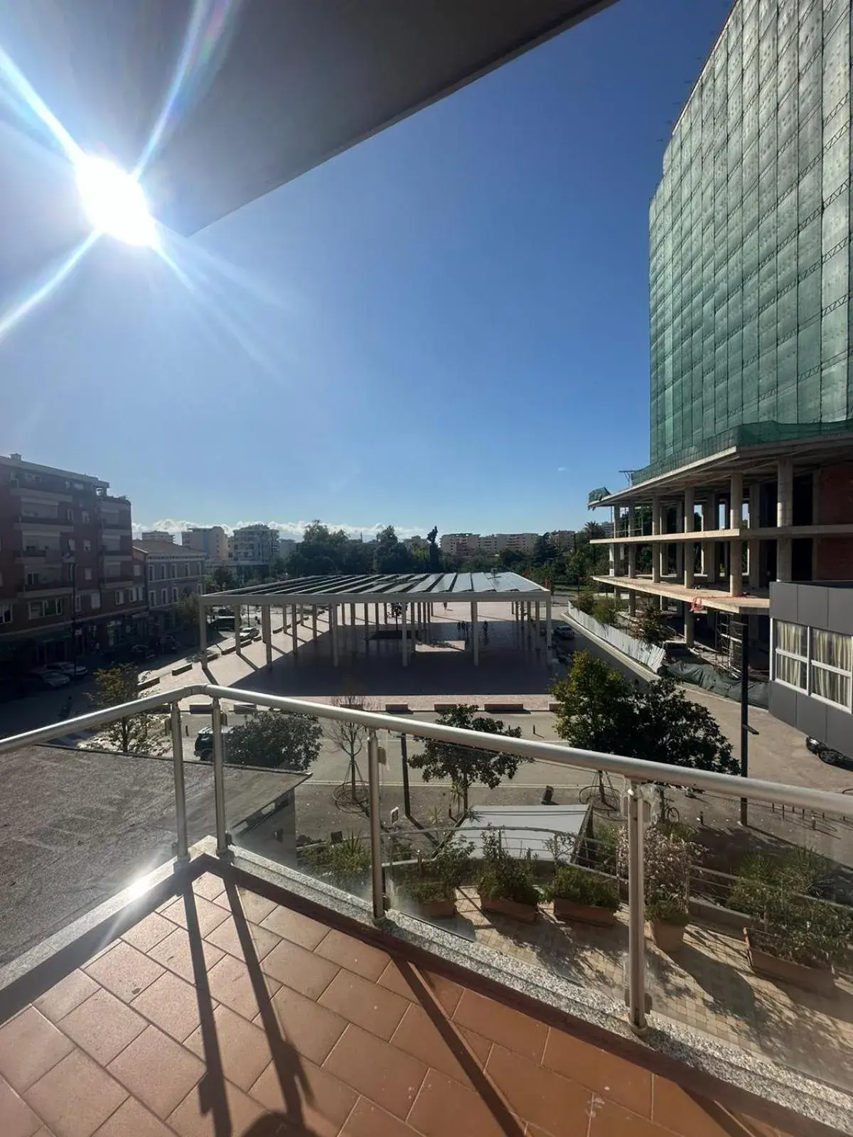 Double Room with Balcony - single occupancy in Hotel Vlora Double Room with Balcony - single occupancy in Hotel Vlora