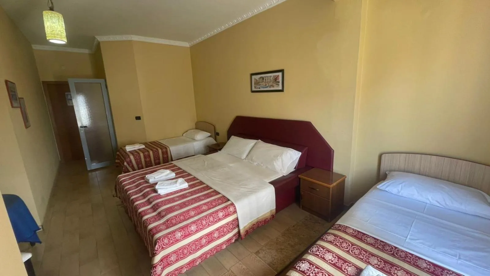 Bed in Hotel Vlora