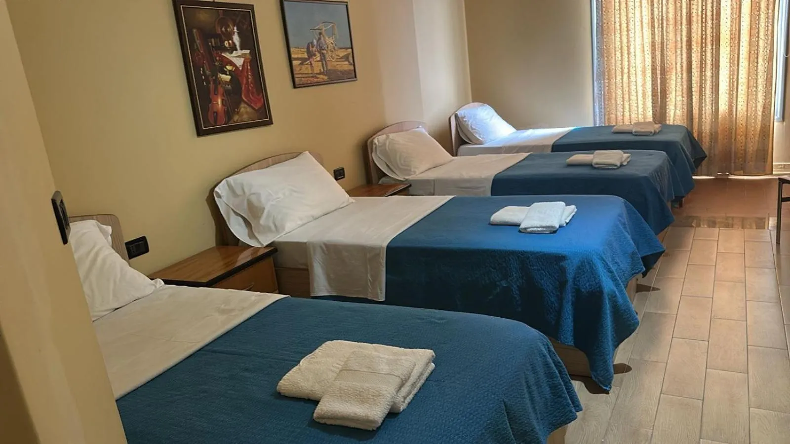 Bed in Hotel Vlora