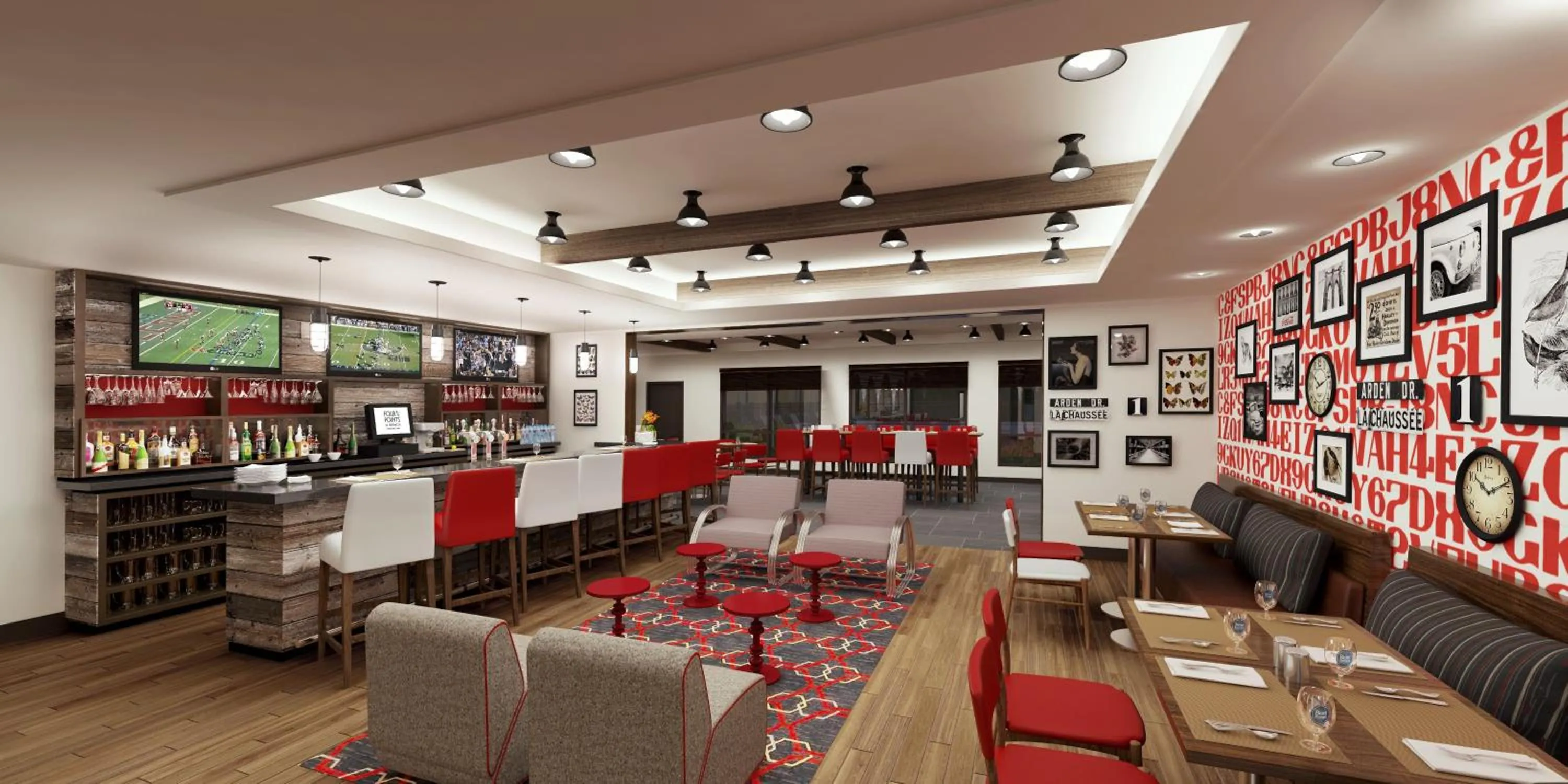 Lounge or bar in The Crossroads Hotel - Newburgh