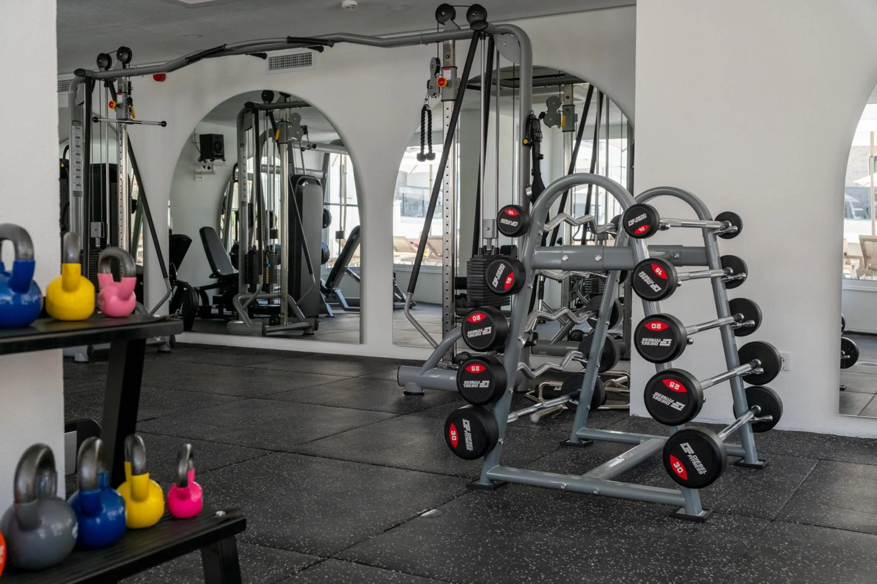 Fitness centre/facilities in Diplomat Suites