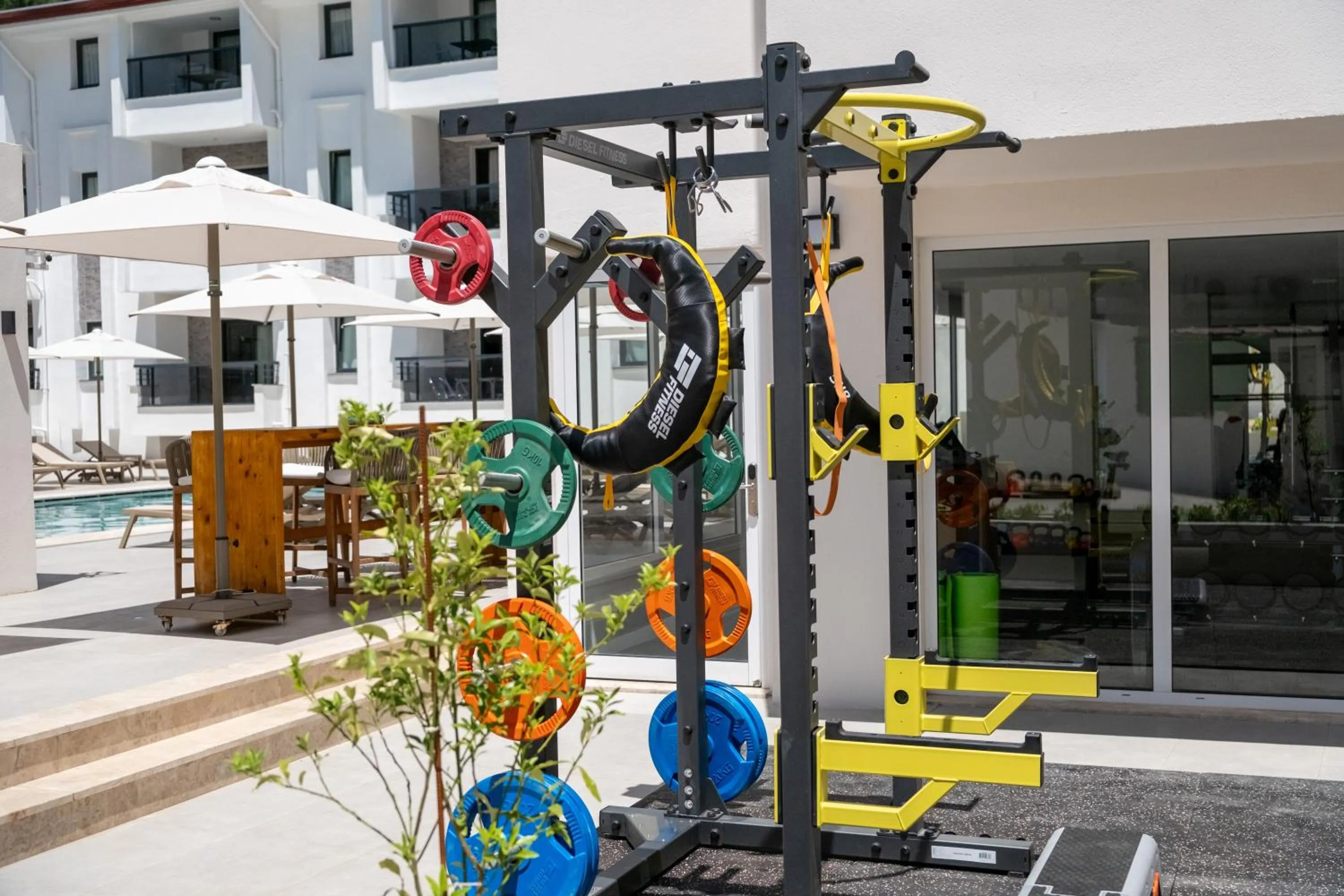 Fitness centre/facilities in Diplomat Suites