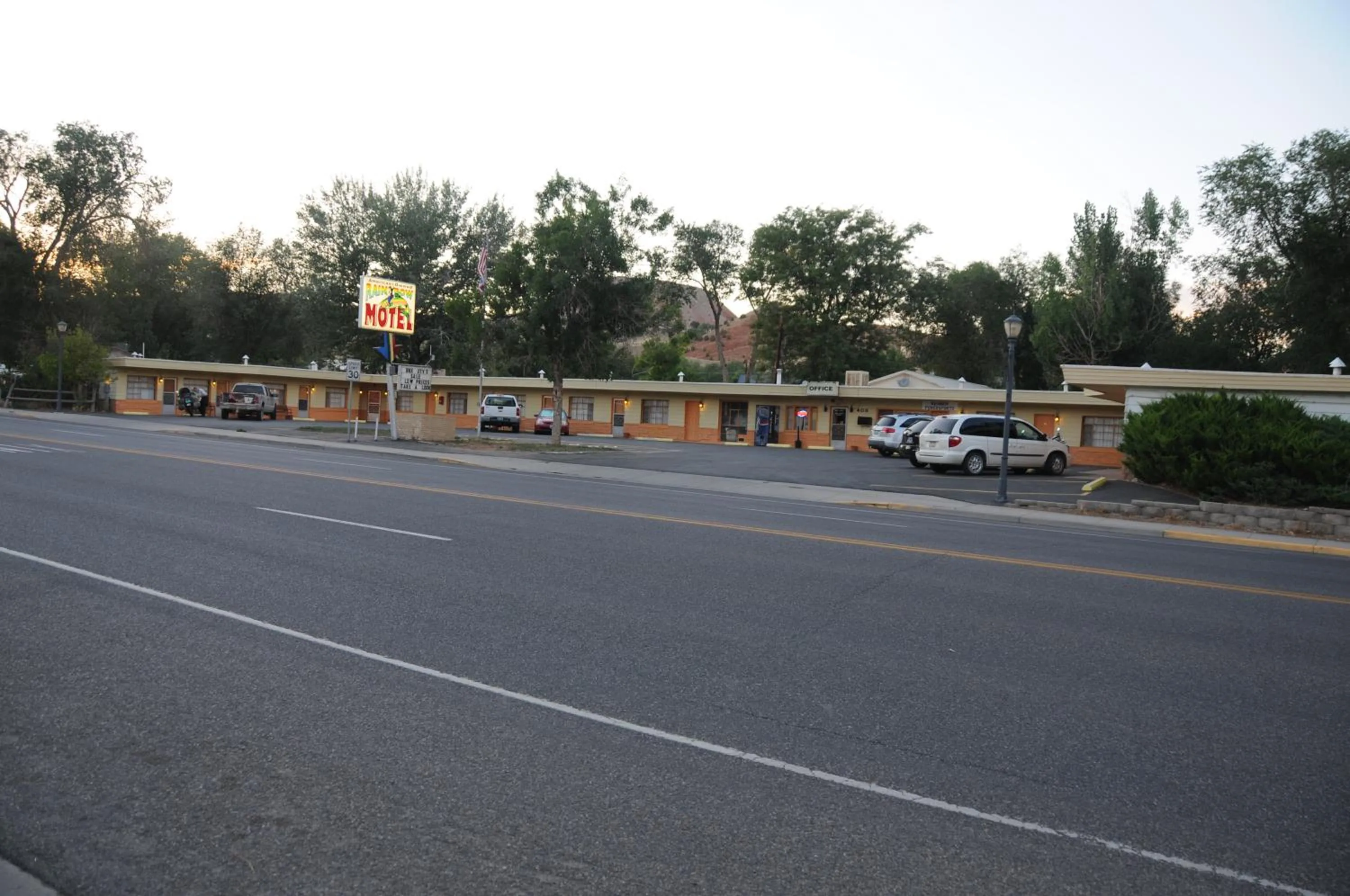 Property building in Rainbow Motel