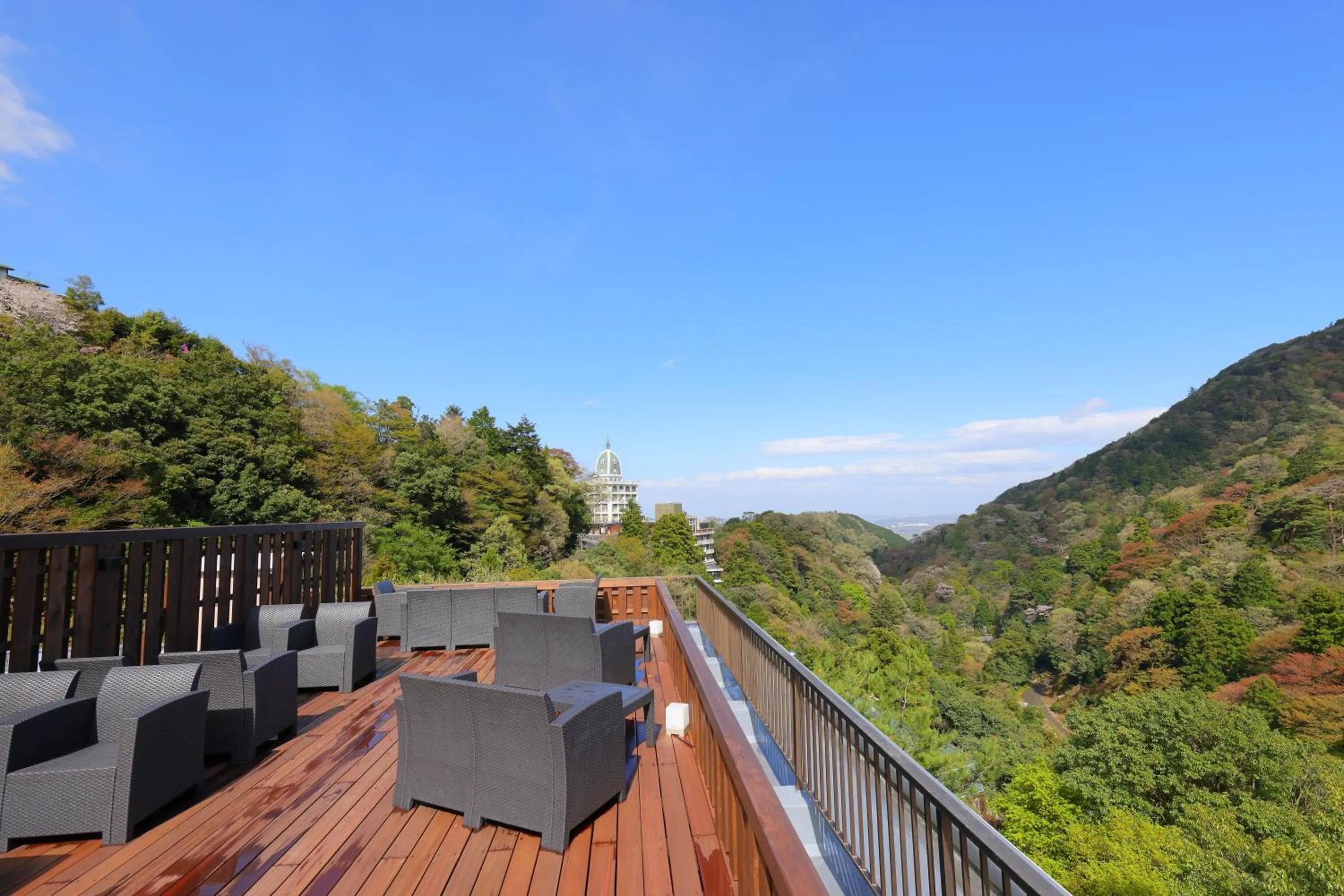 Balcony/Terrace in Shikanoyu Hotel
