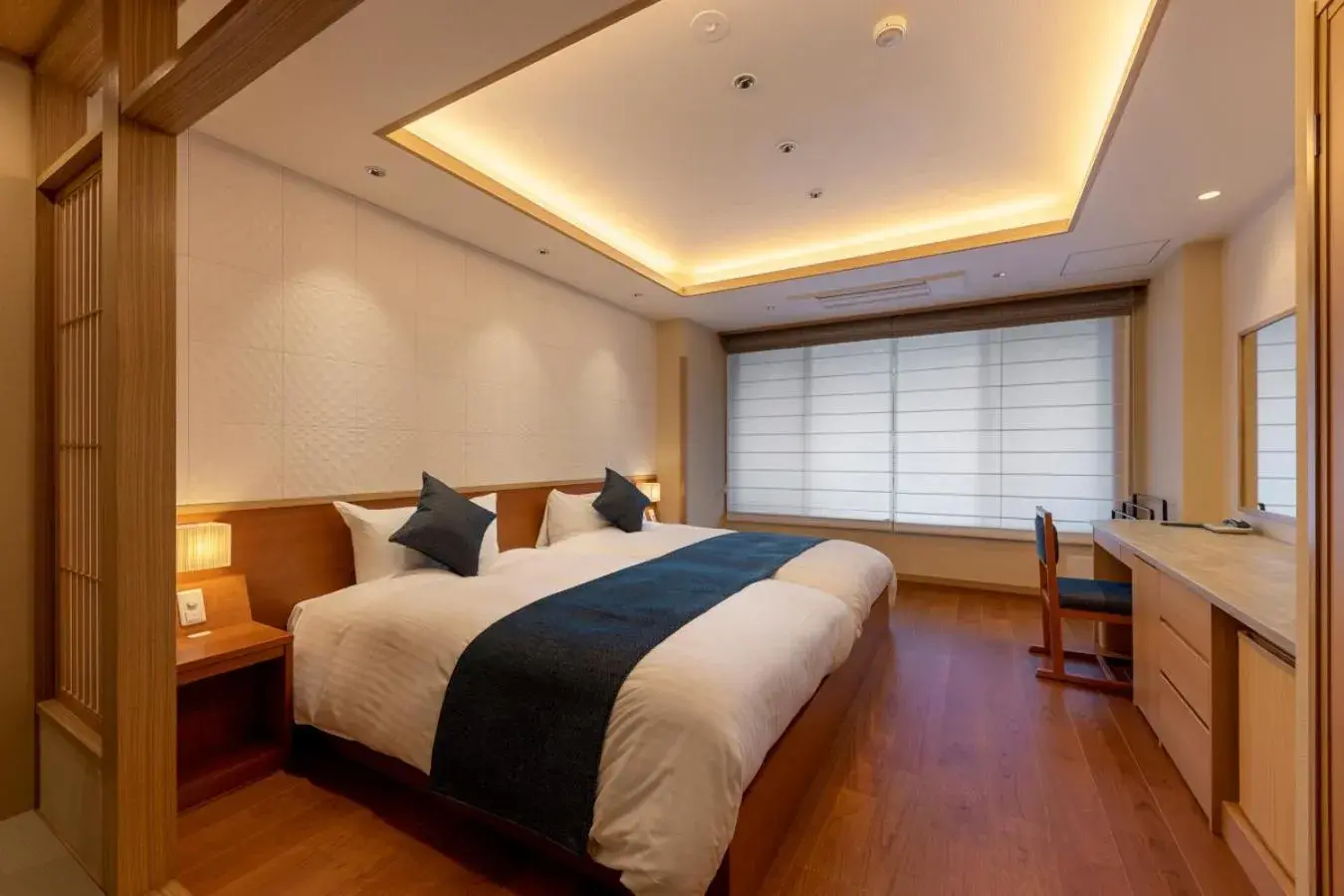 Bed in Shikanoyu Hotel Bed in Shikanoyu Hotel