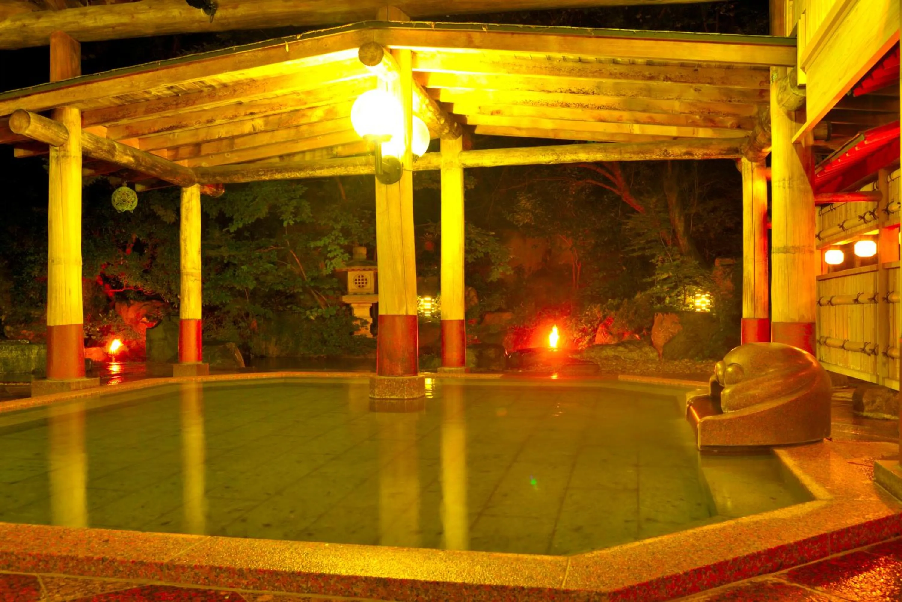 Hot Spring Bath in Matsunoi