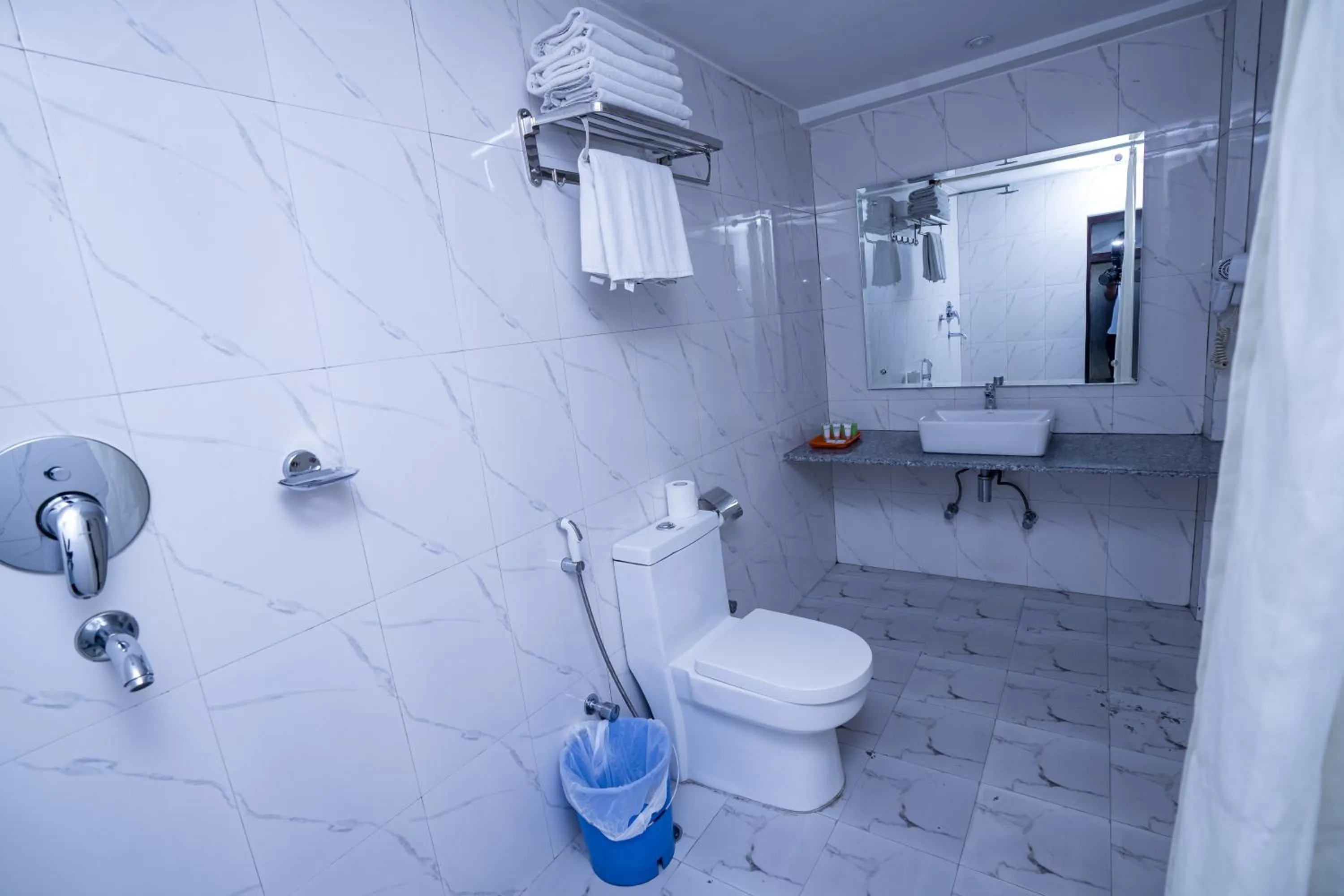 Shower in Aryatara Kathmandu Hotel