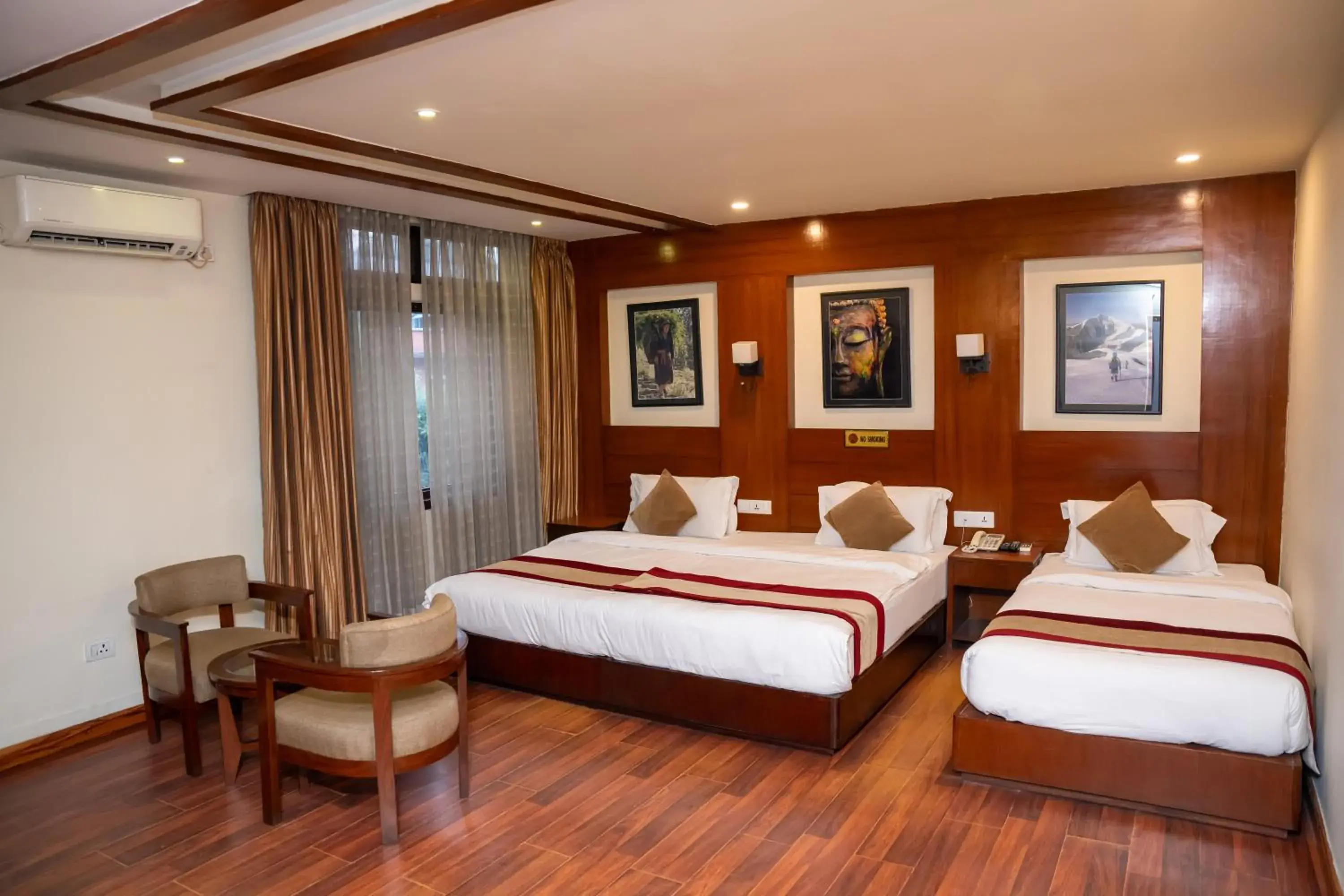 Bed in Aryatara Kathmandu Hotel Bed in Aryatara Kathmandu Hotel