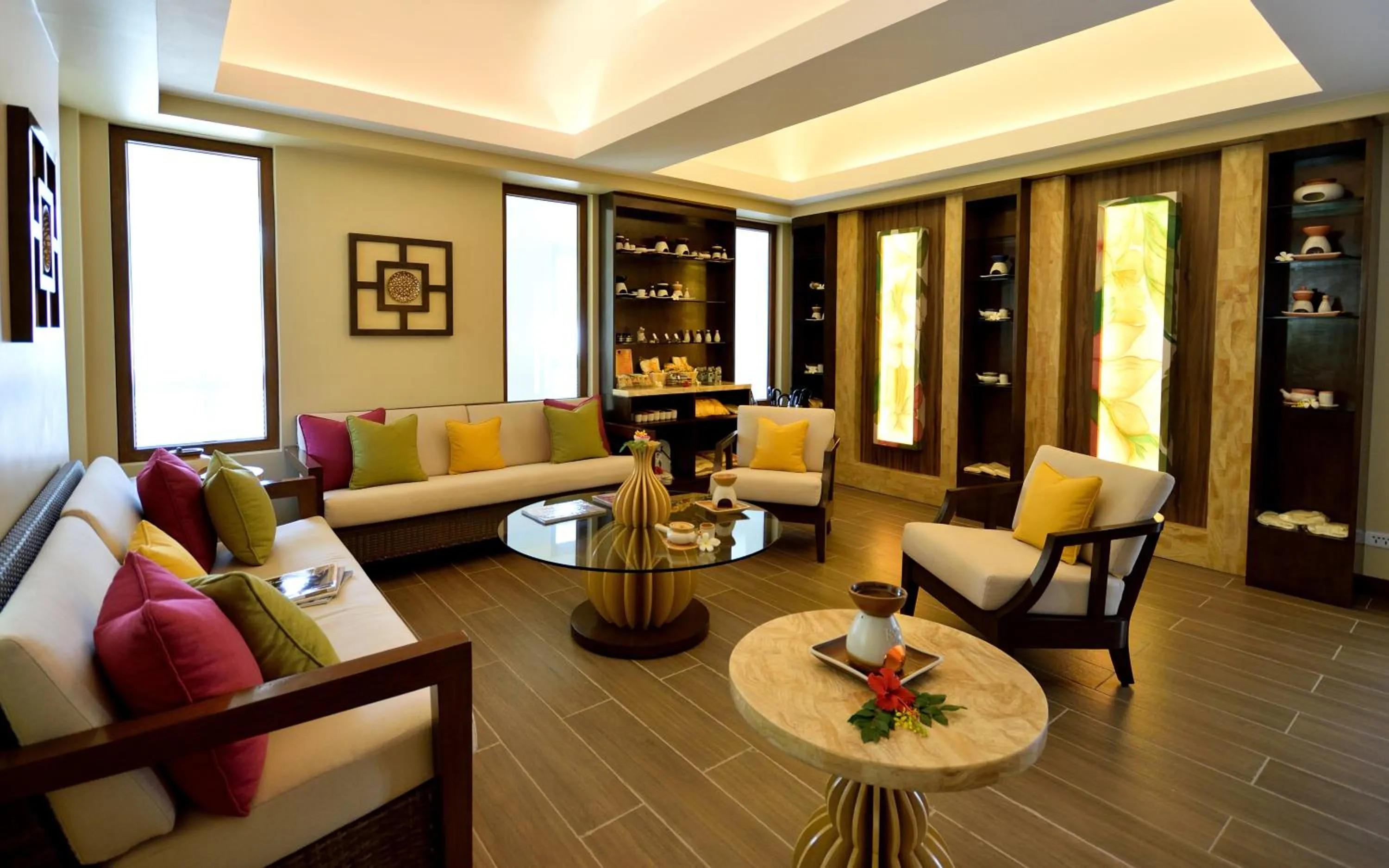 Seating area in Henann Resort Alona Beach