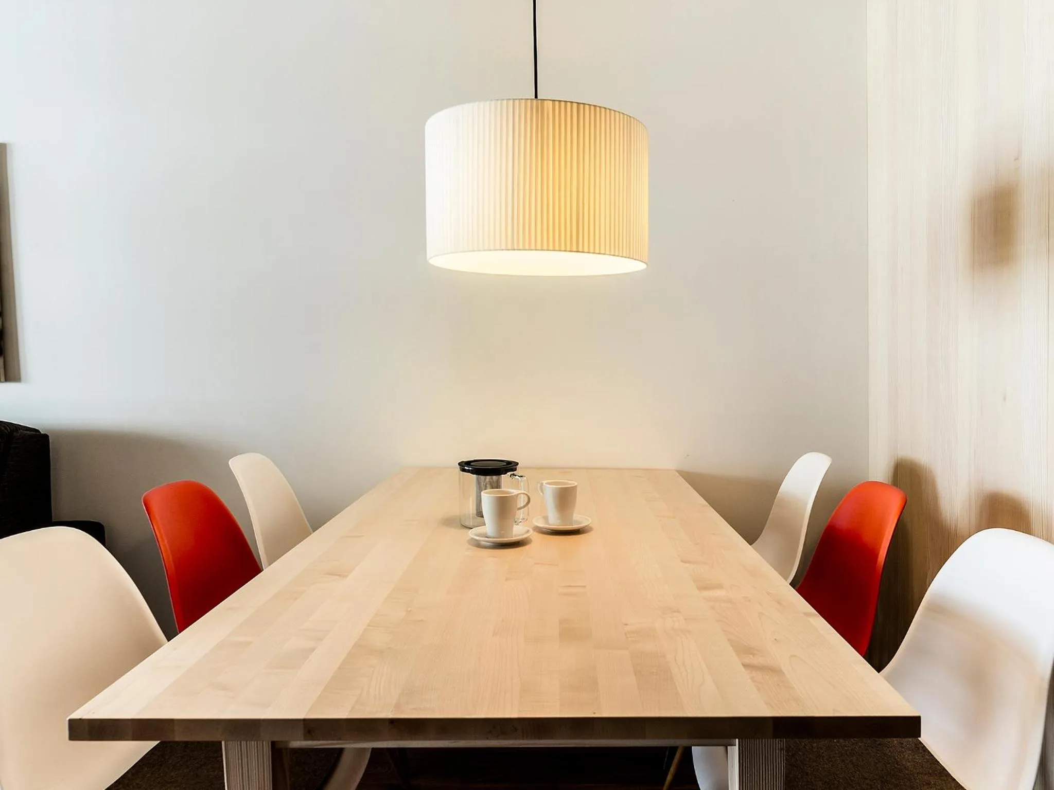 Dining area in alpen select apartments Kleinwalsertal