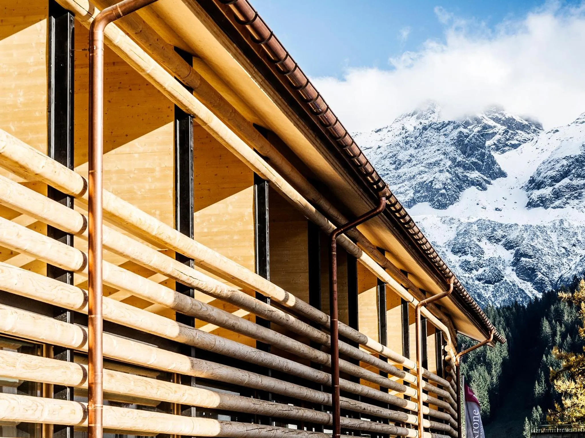 Facade/entrance in alpen select apartments Kleinwalsertal