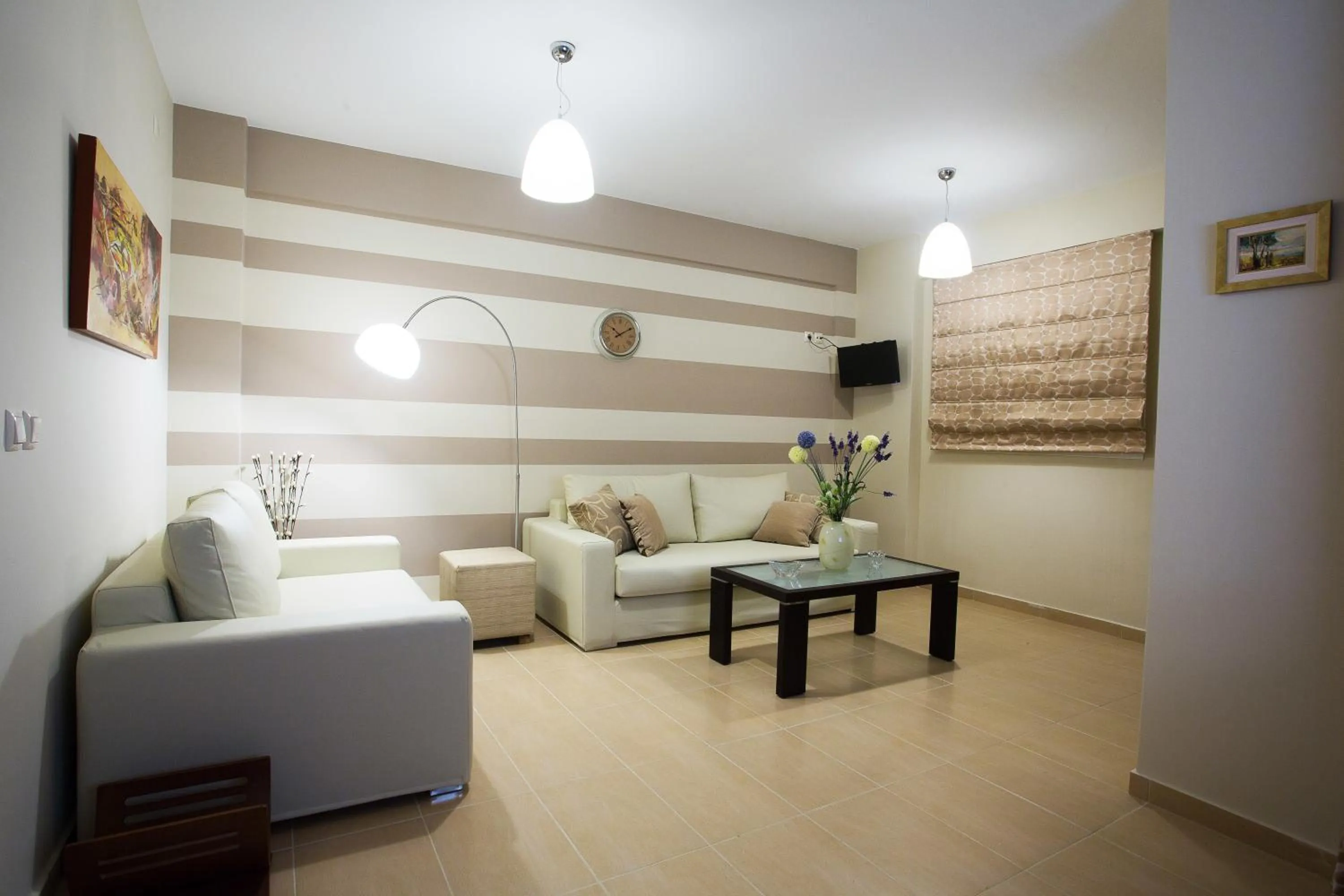 Living room in Baywatch Hotel