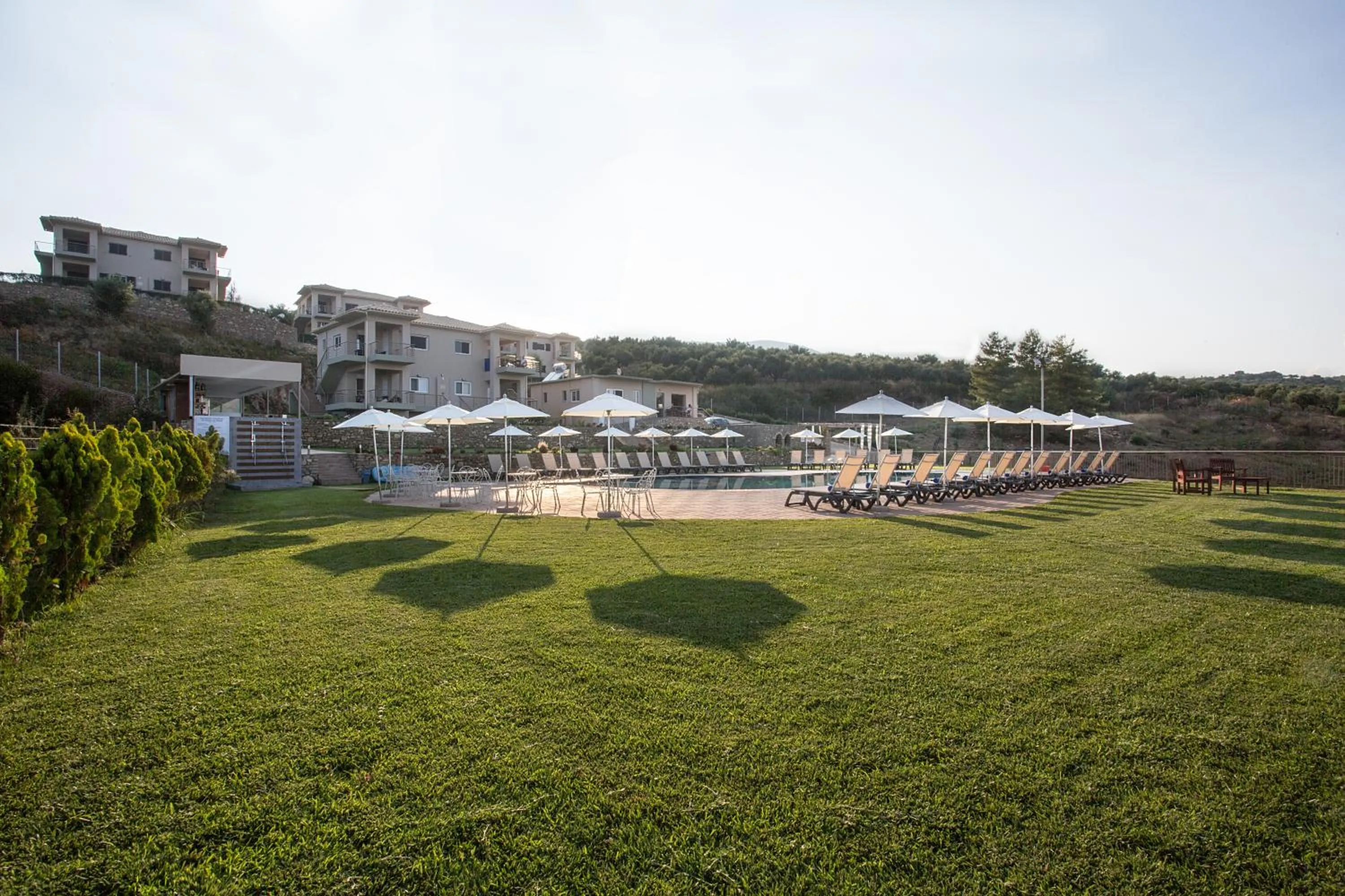 Garden view in Baywatch Hotel